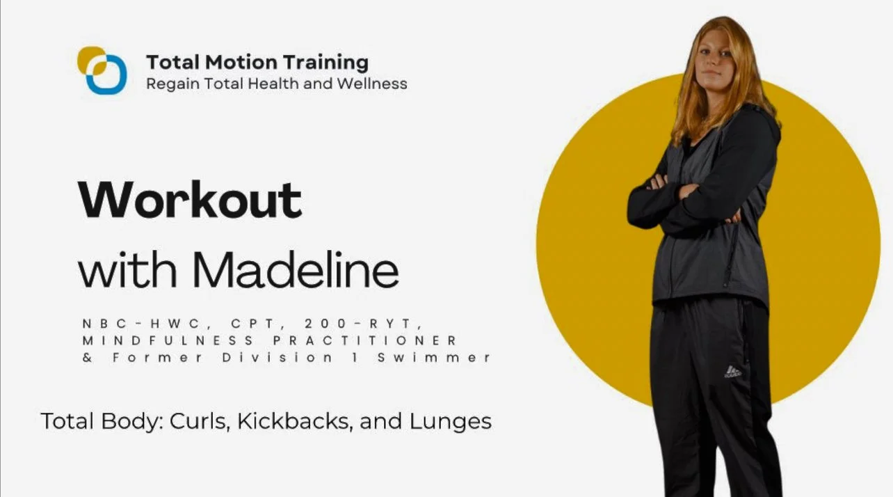 Total Body Workout: Curls, Kickbacks, Lunges