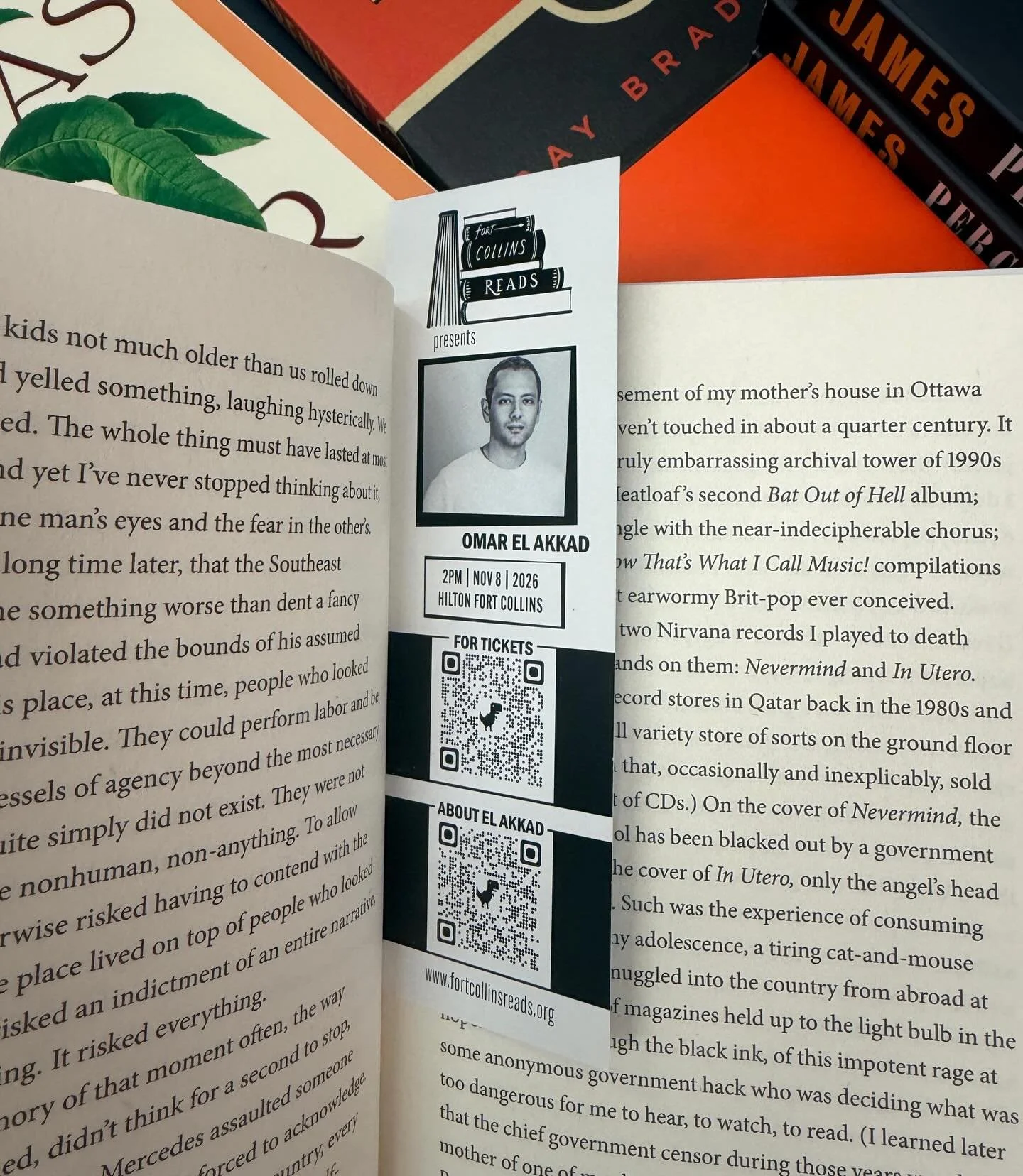 We&rsquo;re already spotting our 2026 bookmarks around town! We cannot wait for @oelakkad to visit in November. 

Tickets are on sale through the link in our bio or in-person at @oldfirehousebooks! 

#literaryevent #omarelakkad #nationalbookaward #au