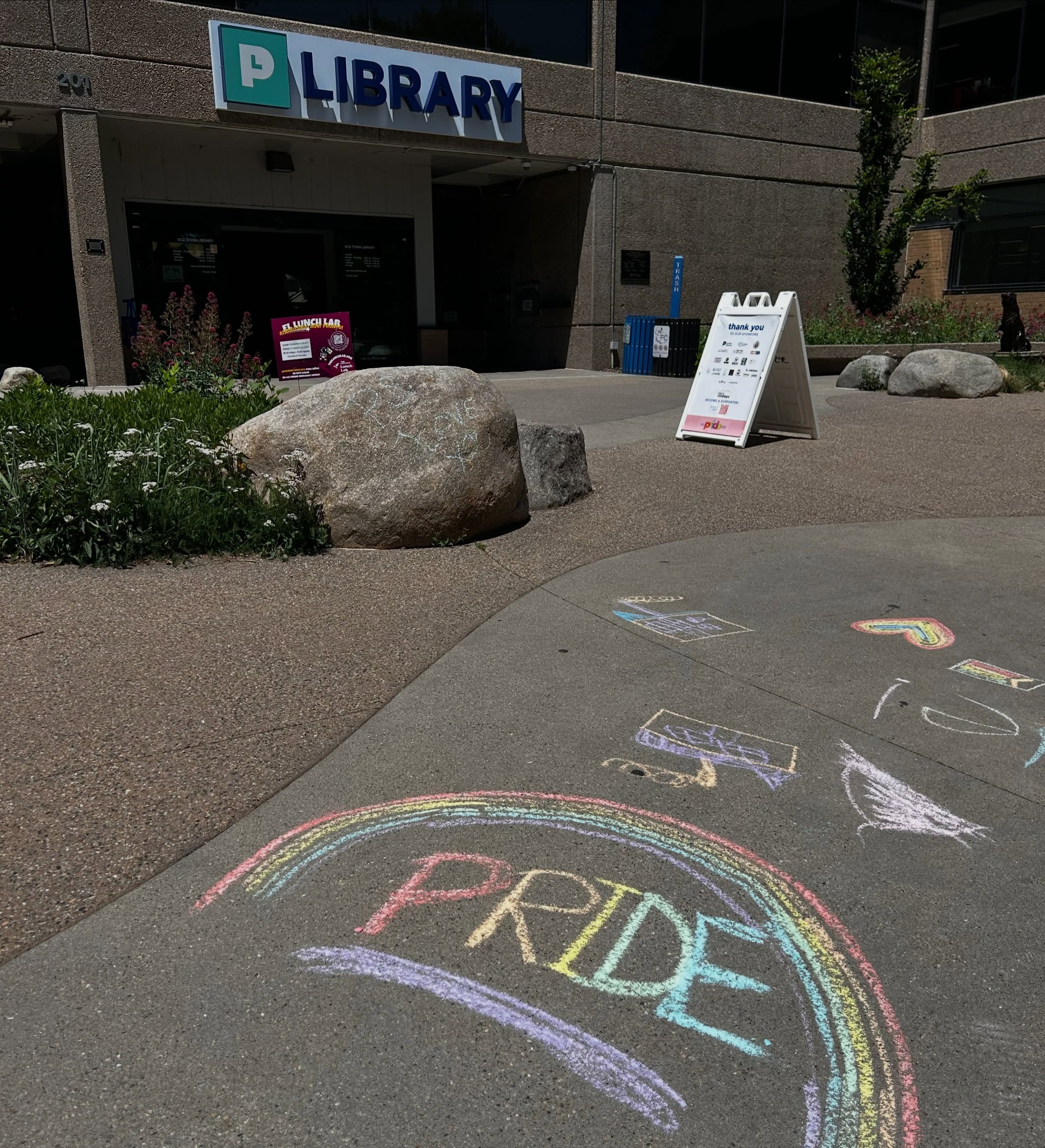 Pride at the library?! YES! @focopride is today at Library Park, Old Town Library, and @fococtrforcreativity! Get here before it ends at 6 PM for food trucks, local vendors, performances on multiple stages, and tons of fun activities. It&rsquo;s hot,