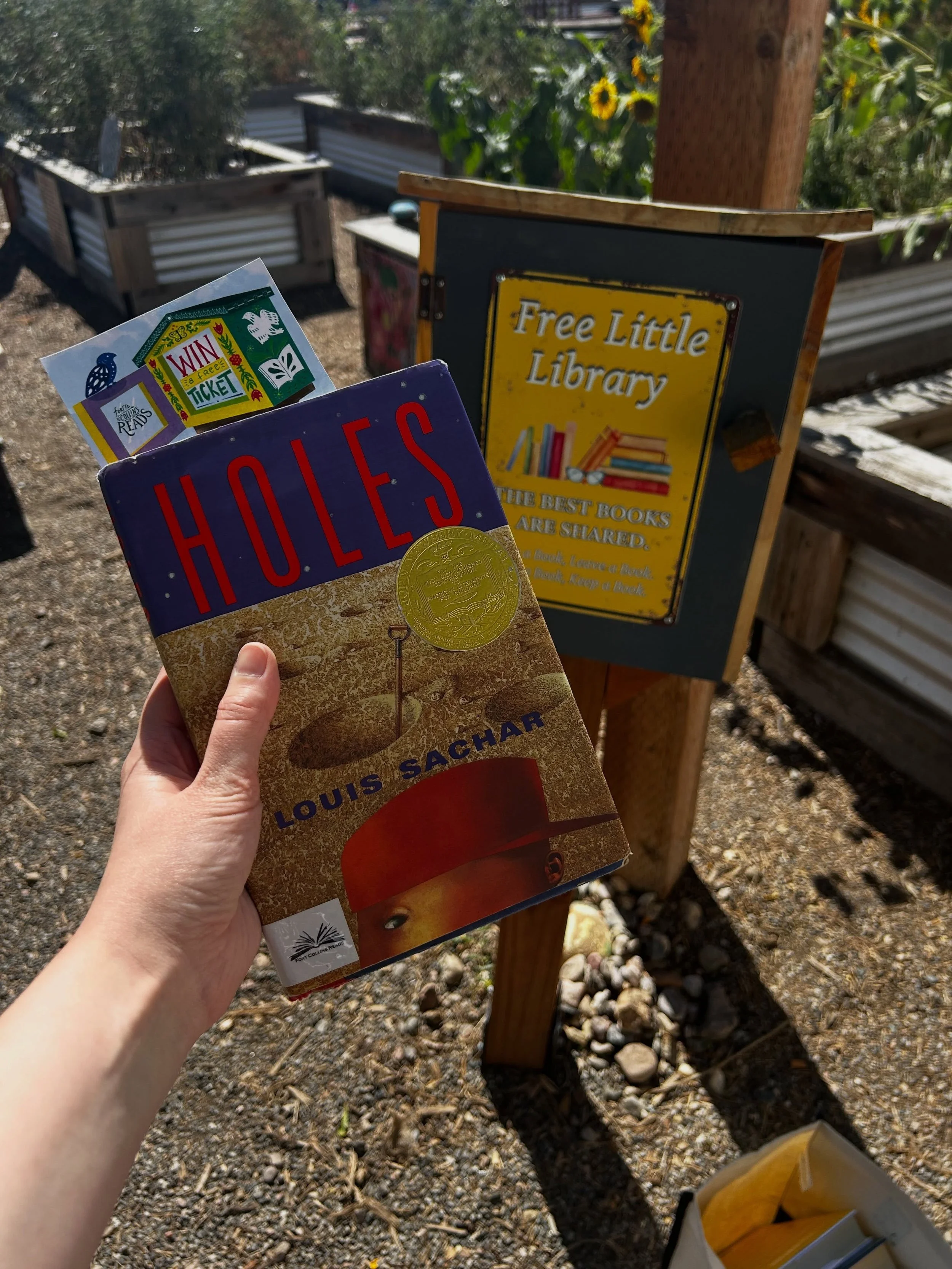 We&rsquo;ve added Fort Collins Reads books to two little free libraries today for #lflfriday! If you find them, you&rsquo;ll have the chance to win a free ticket to our November event with @oelakkad!