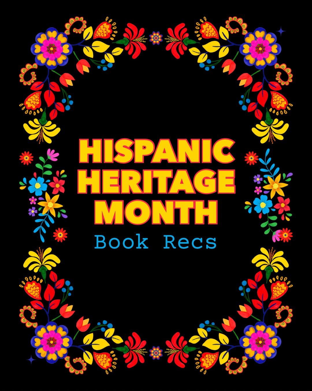 Happy Hispanic Heritage Month! Our committee has some book recommendations from across multiple genres we think you should check out this month (or any month). We collectively reads multiple hundreds of books every year, so this list is in no way exh