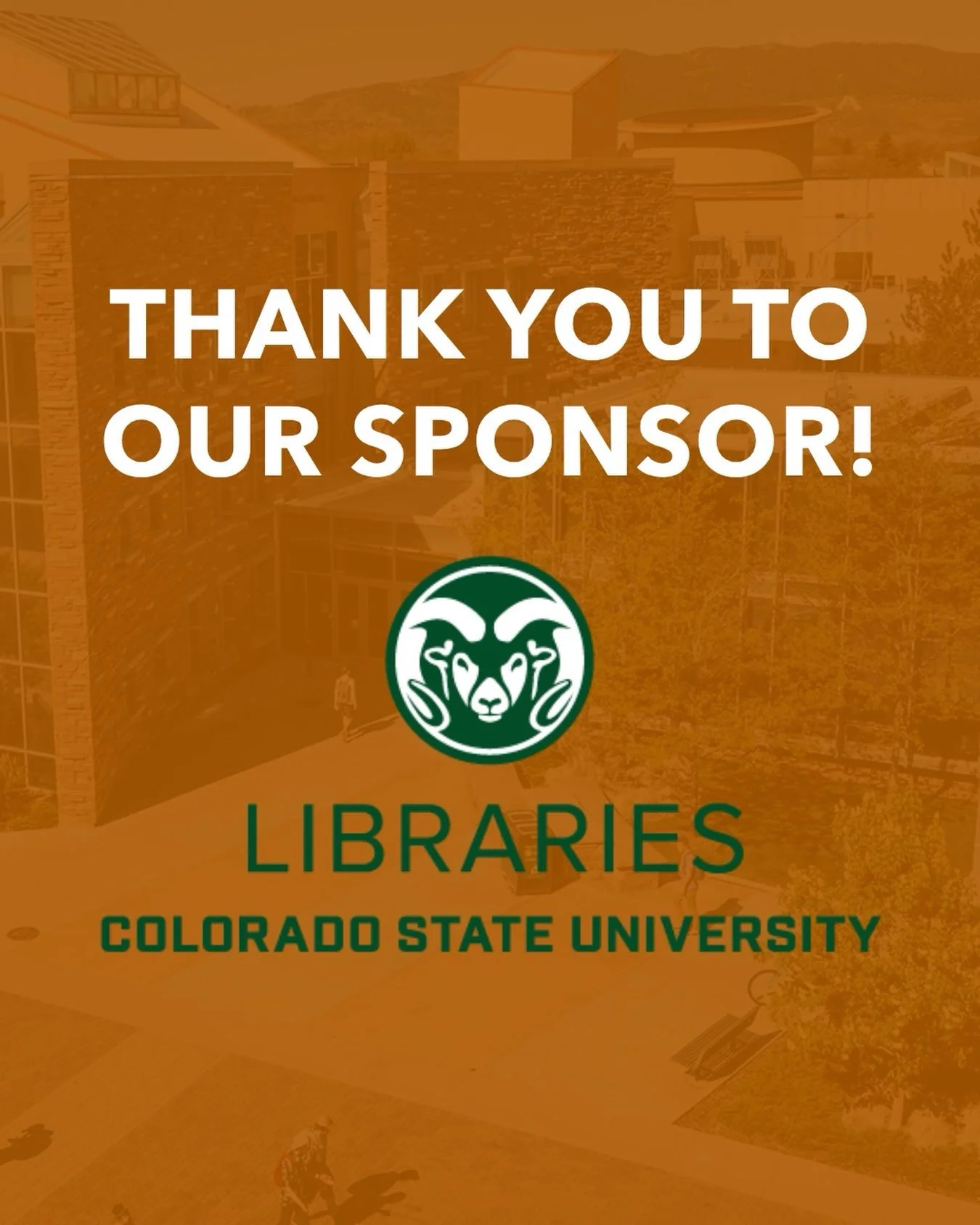 A massive thank you to our sponsor, @csumorganlibrary, who has supported Fort Collins Reads throughout the years! Their sponsorship helps us bring award-winning authors to Fort Collins every year. 

Did you know you can use Morgan Library&rsquo;s res