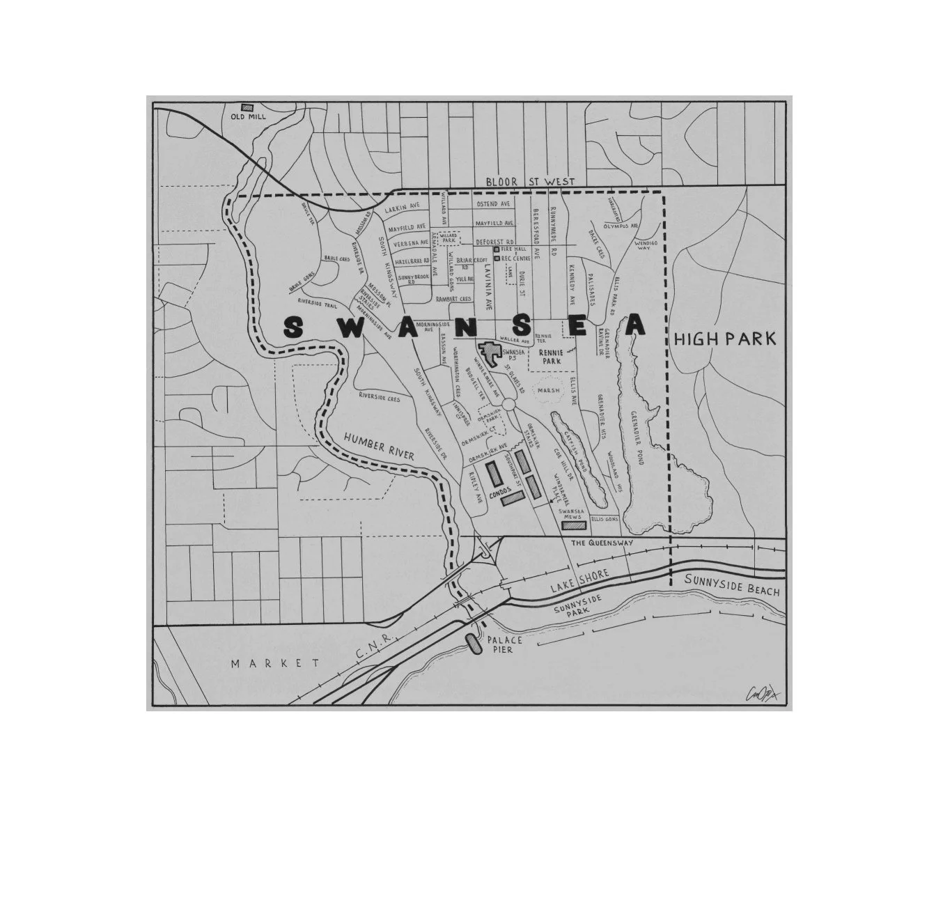 Swansea Standard Map