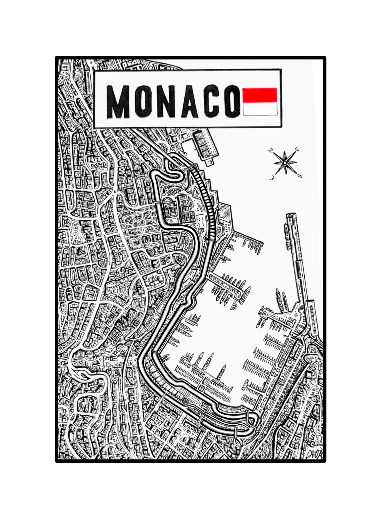 Circuit de Monaco Track Map
