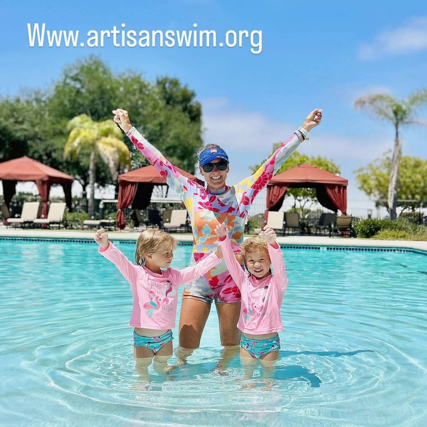 These twin sea stars swam so well today ☀️So proud of them! 🧜&zwj;♀️🧜&zwj;♀️Learning to get their air, breathe, and keep their kick up! #learntoswim  #artisanswim www.artisanswim.org