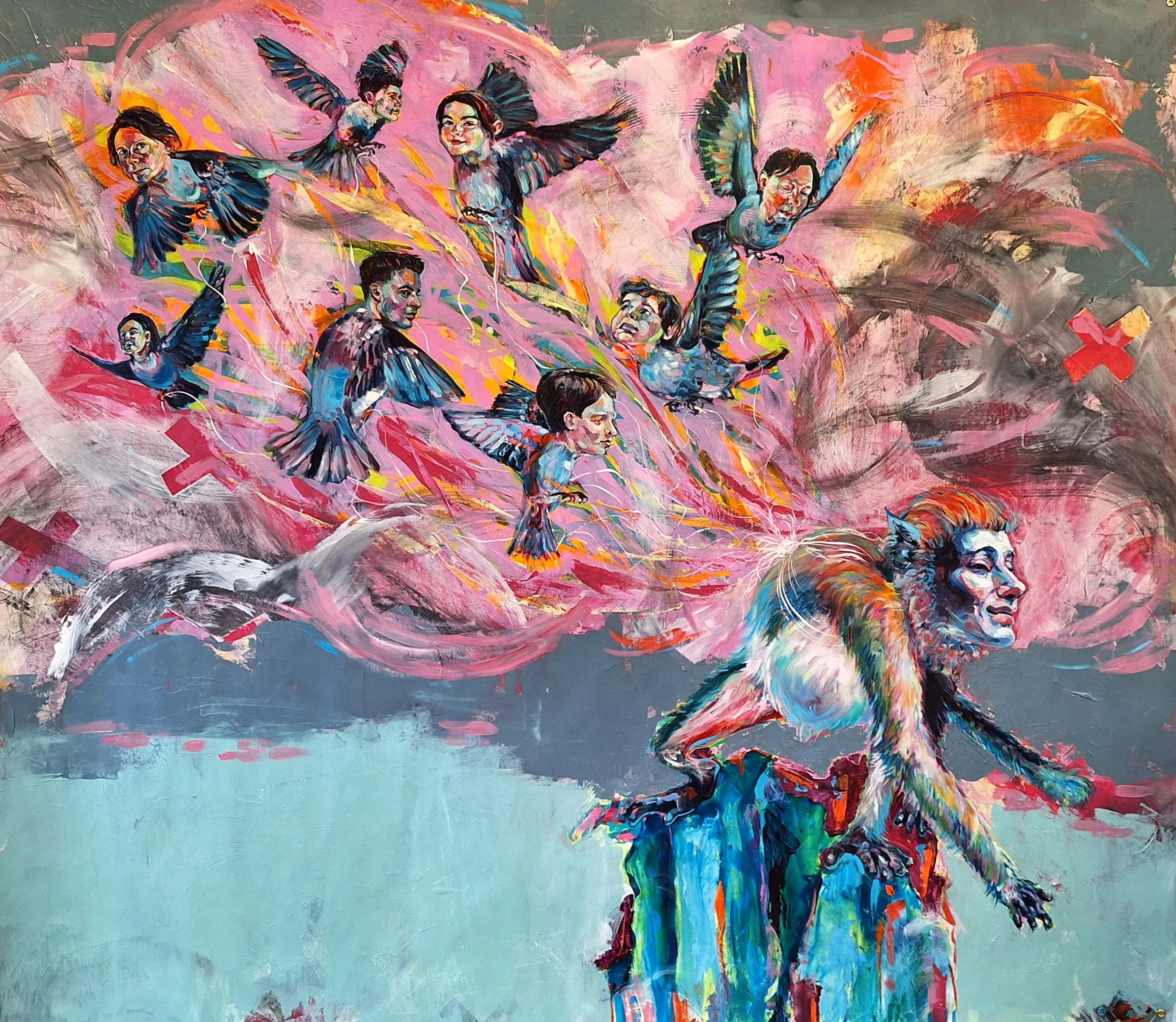 Out of reach | Oil on paper (SOLD)