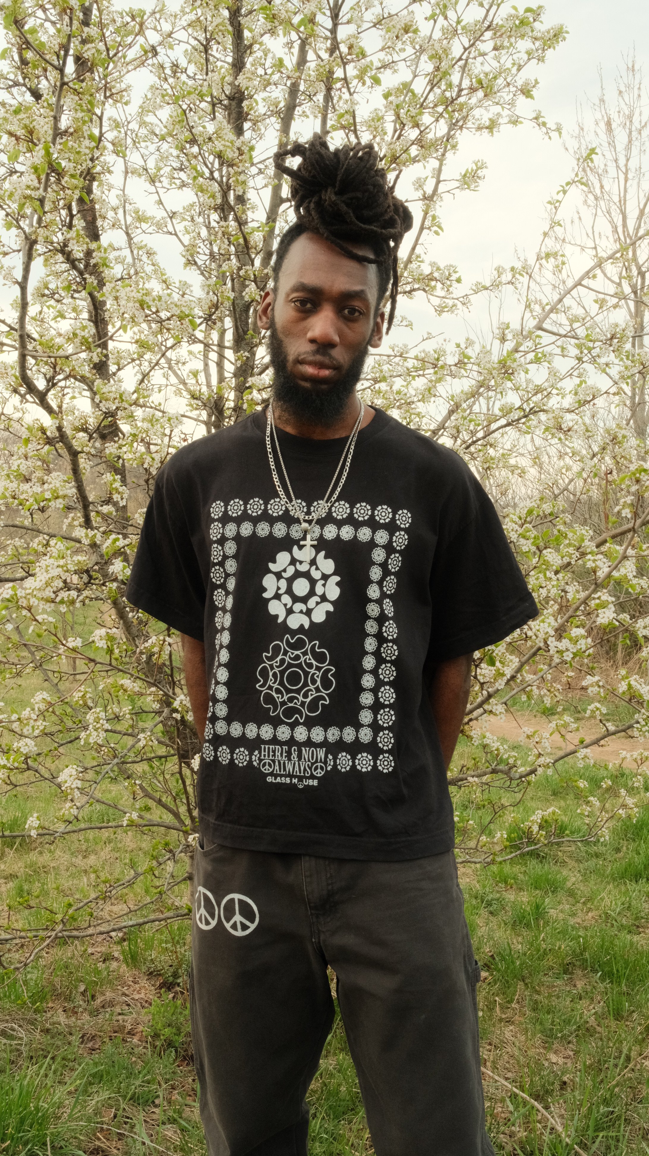 HERE + NOW TEE (((BLACK)))