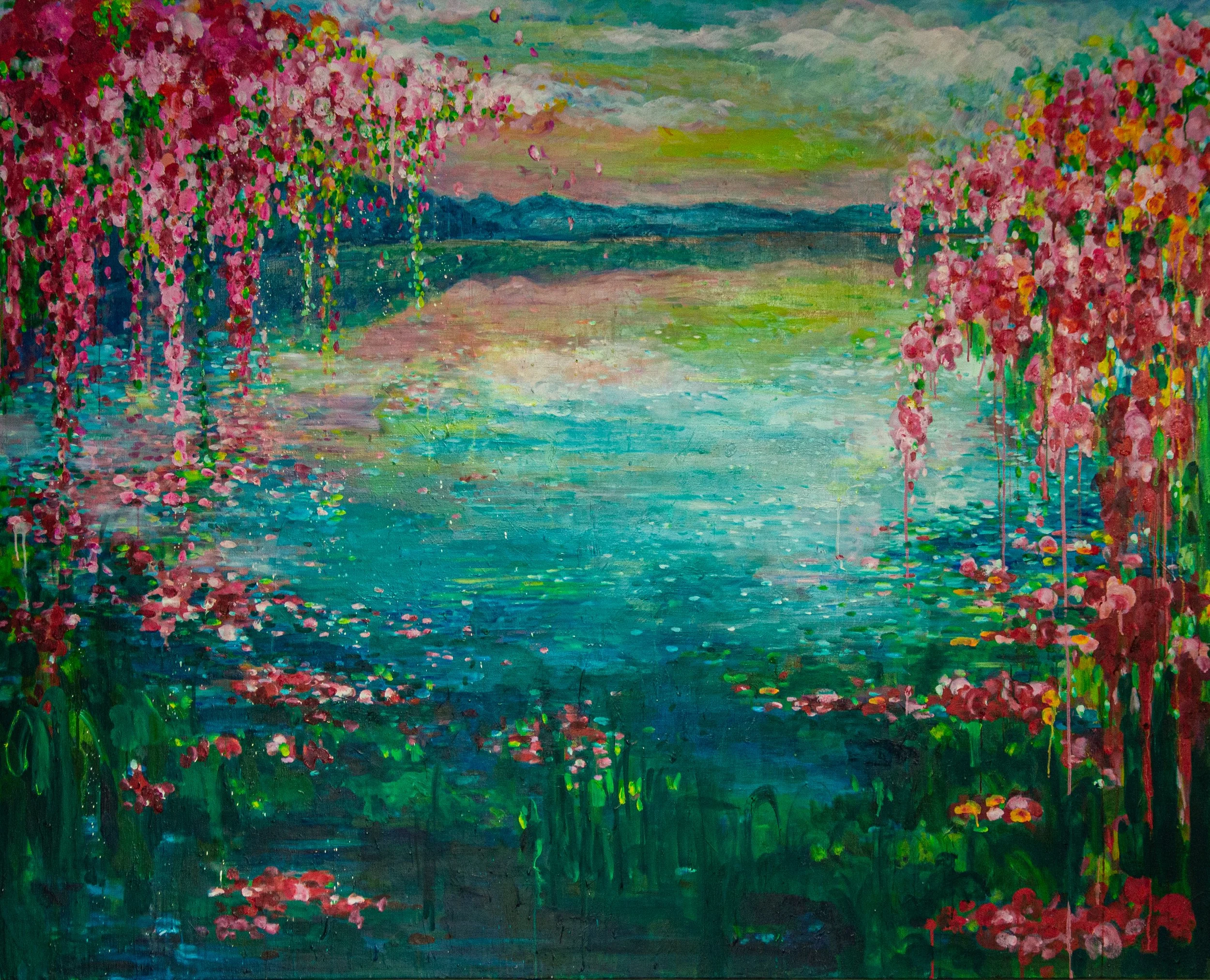  Summer Sea 
여름 사색   
Oil on Canvas, 2022  
190 cm x 152 cm