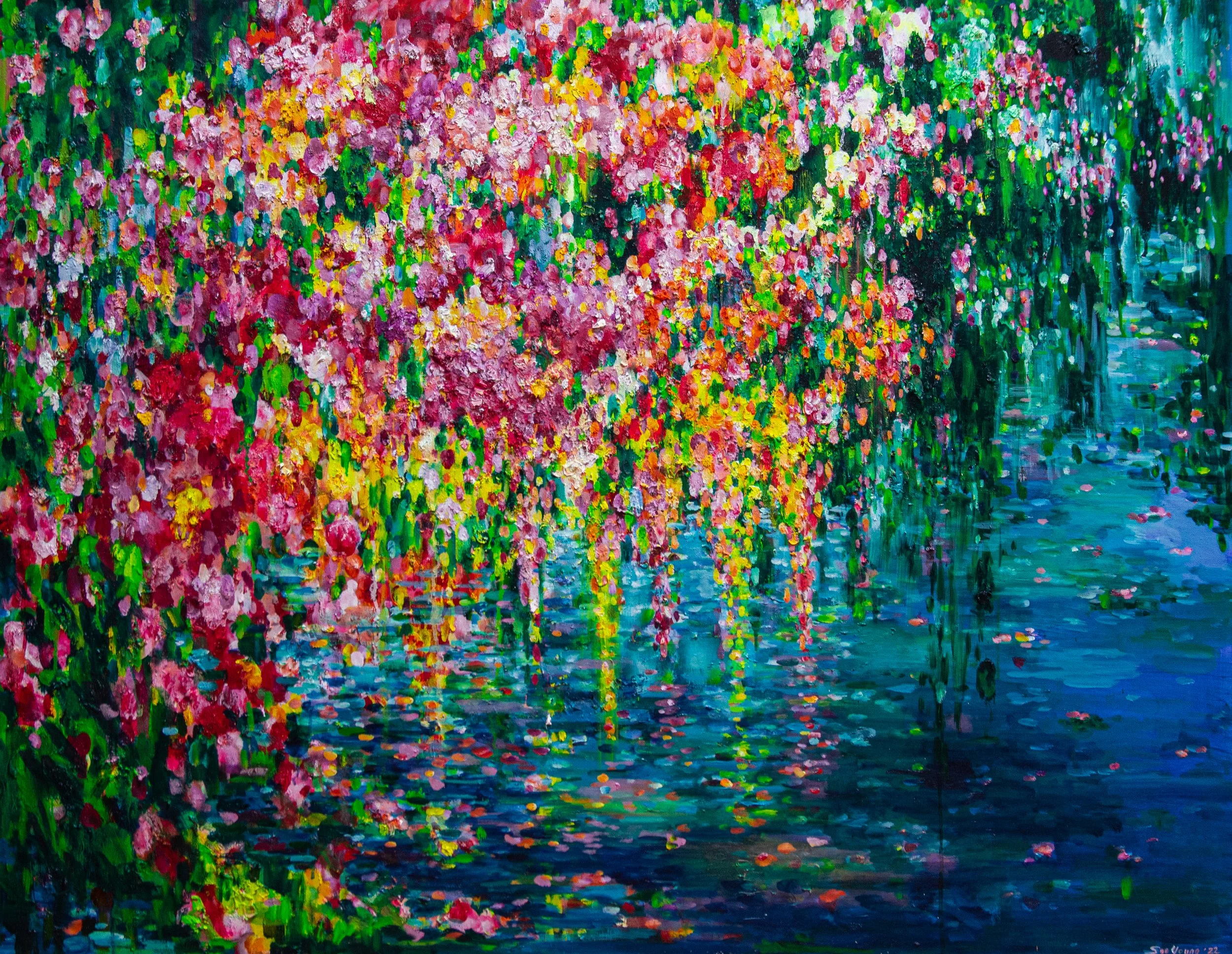  Spring Festival 
봄 축제  
Oil on Canvas, 2022  
116 cm x 91 cm