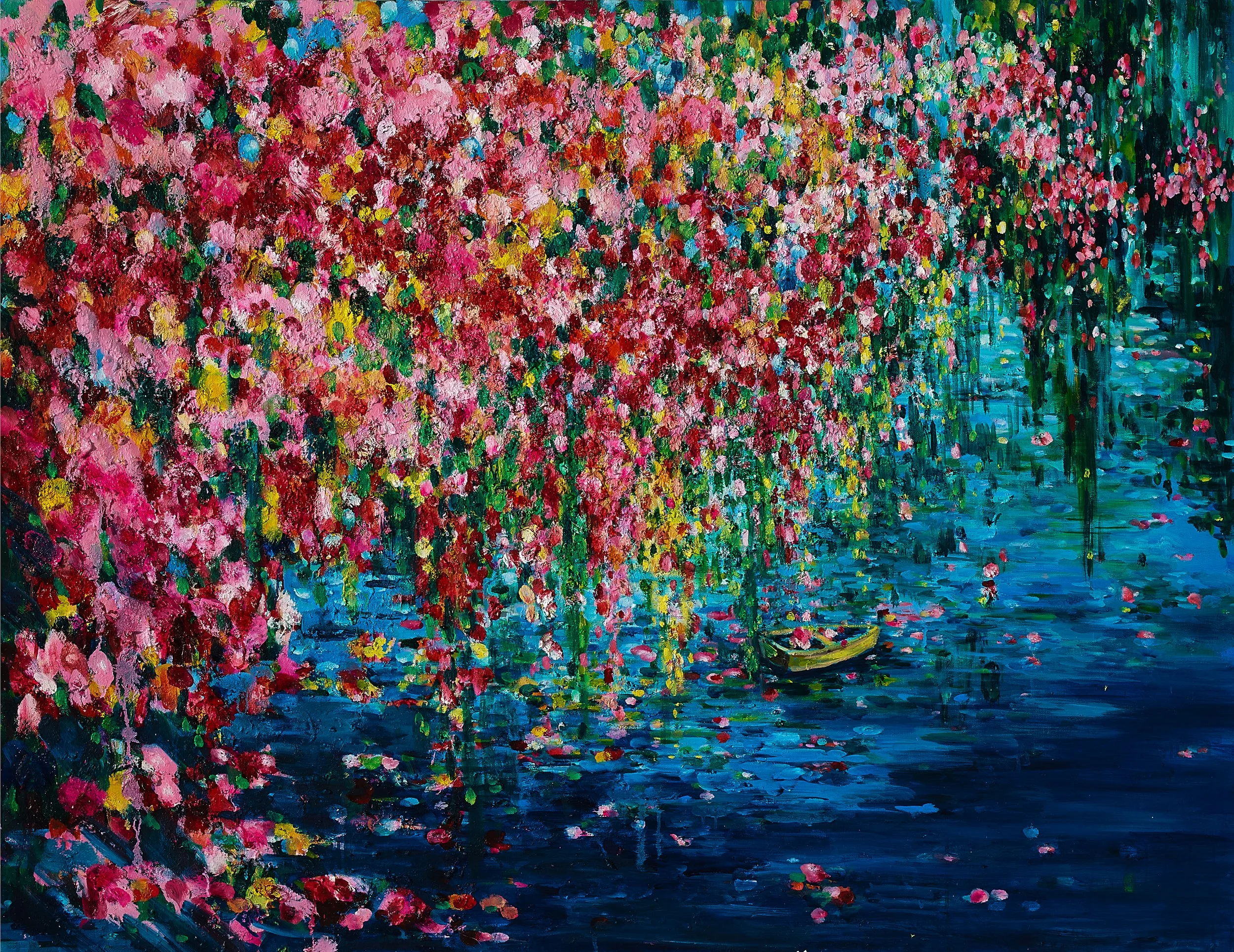  Spring Festival   
Oil on Linen, 2025  
116 cm x 91 cm