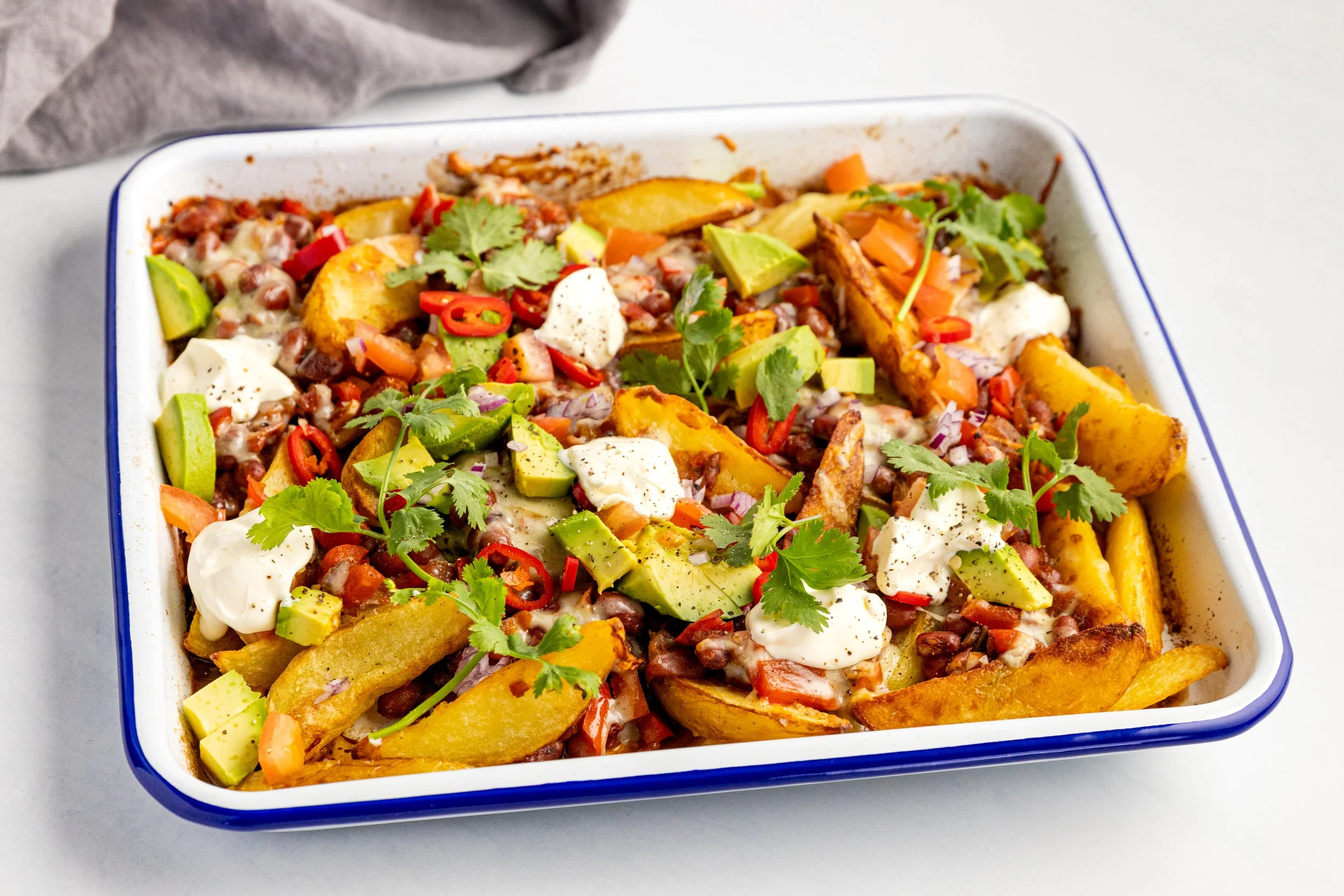 Roasted Potato Nachos