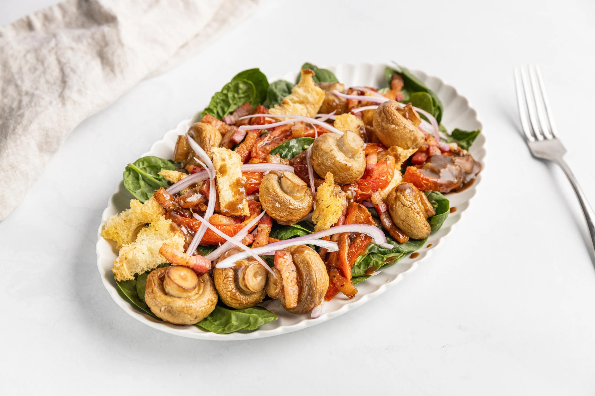 Warm Mushroom Salad
