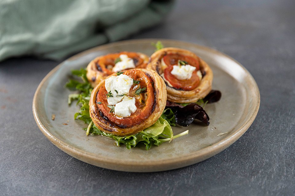 Mini Olive and Tomato Tartlets