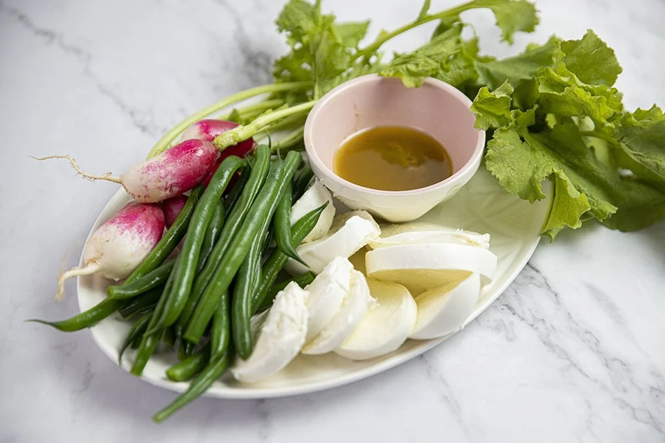 Anchoïade with Greens and Mozzarella