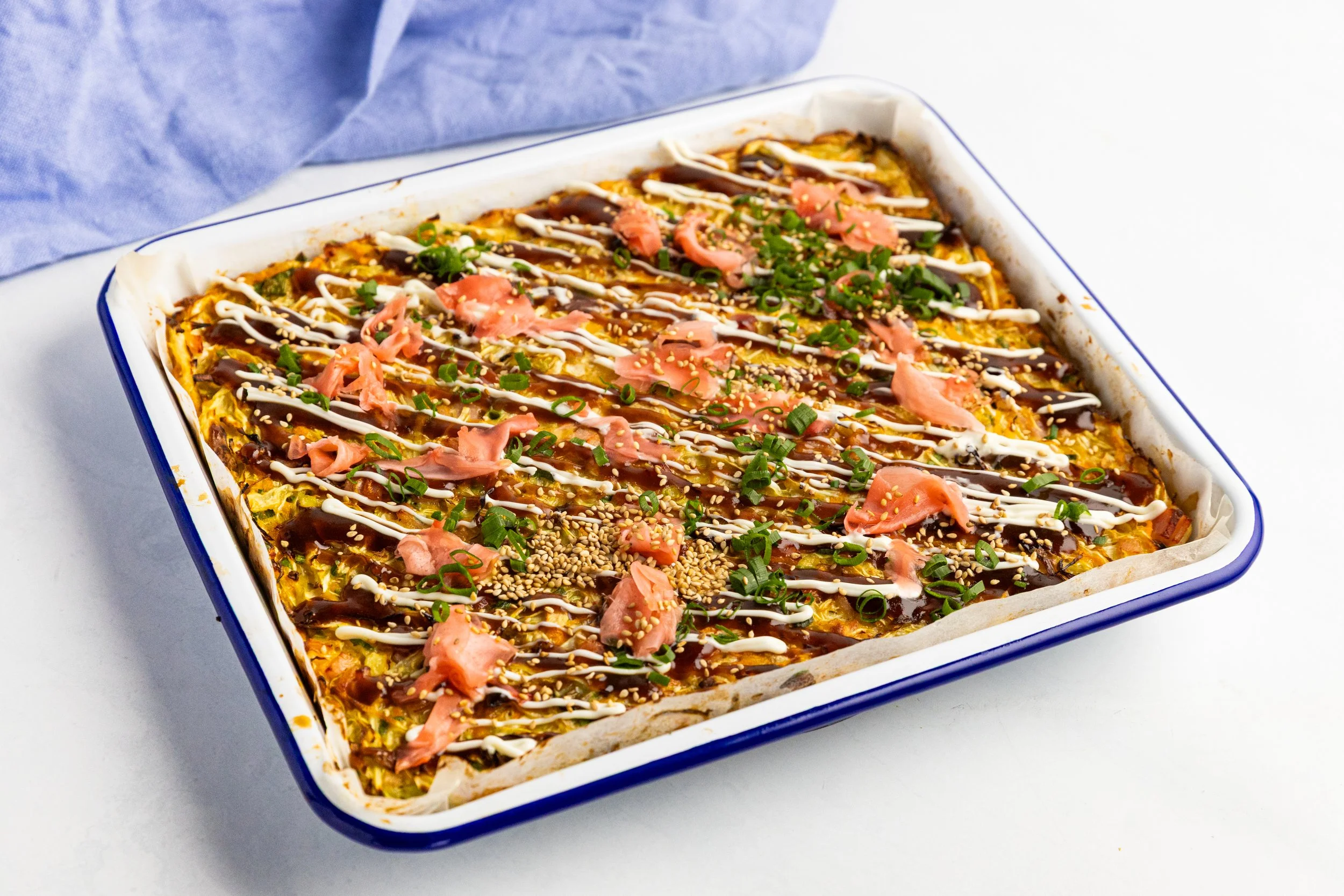 Okonomiyaki Tray Bake