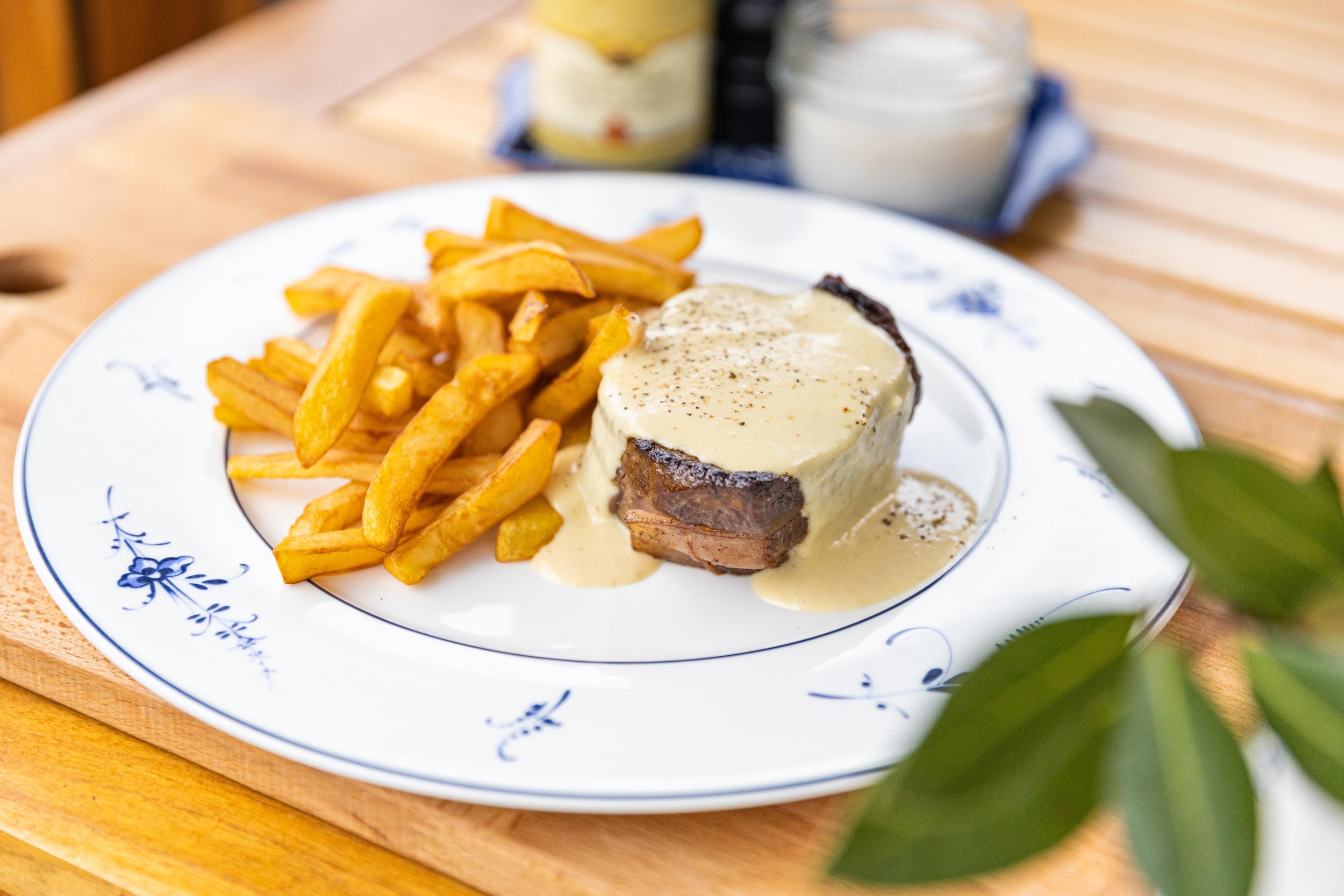 Steak with Dijon Sauce