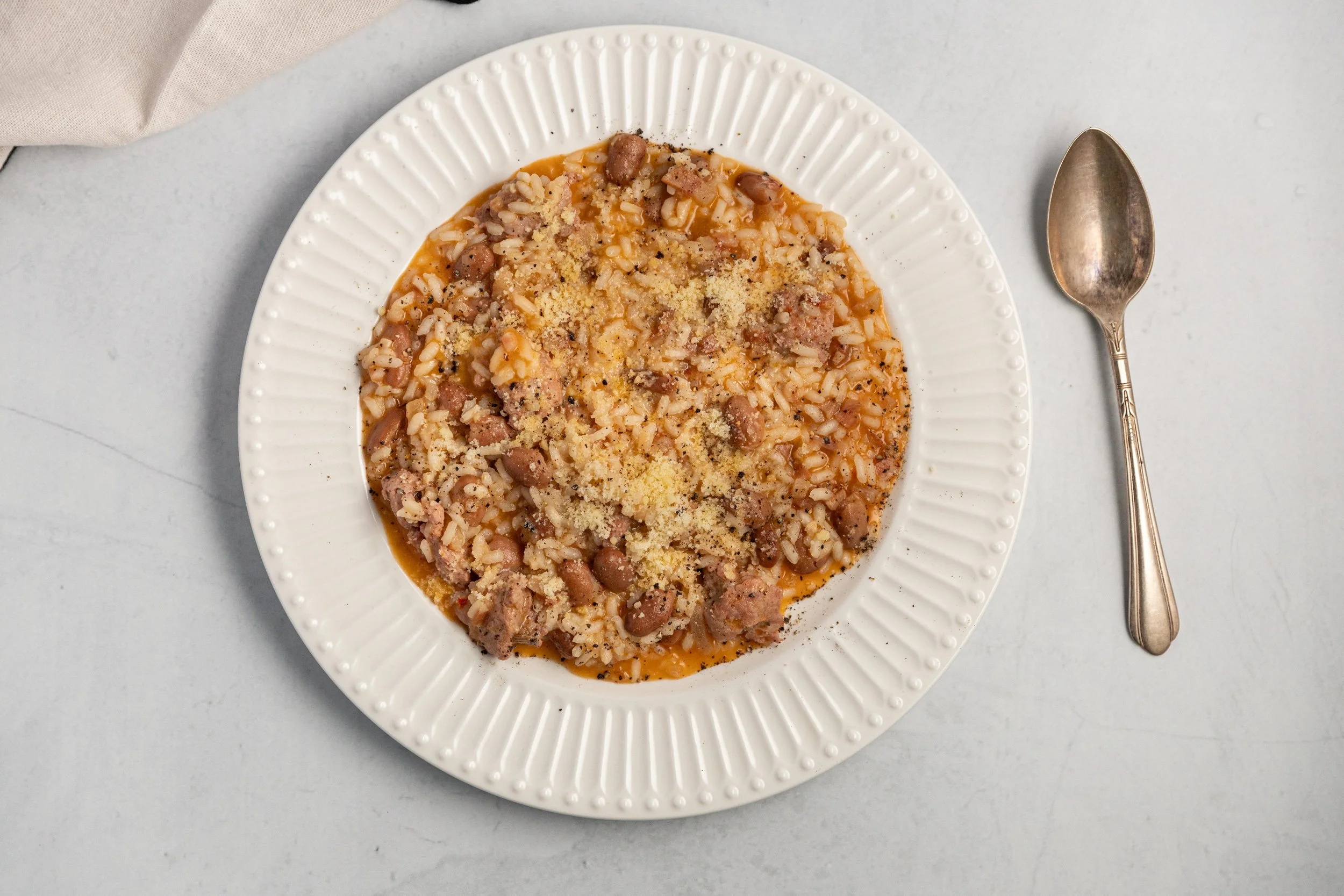 Sausage and Bean Risotto