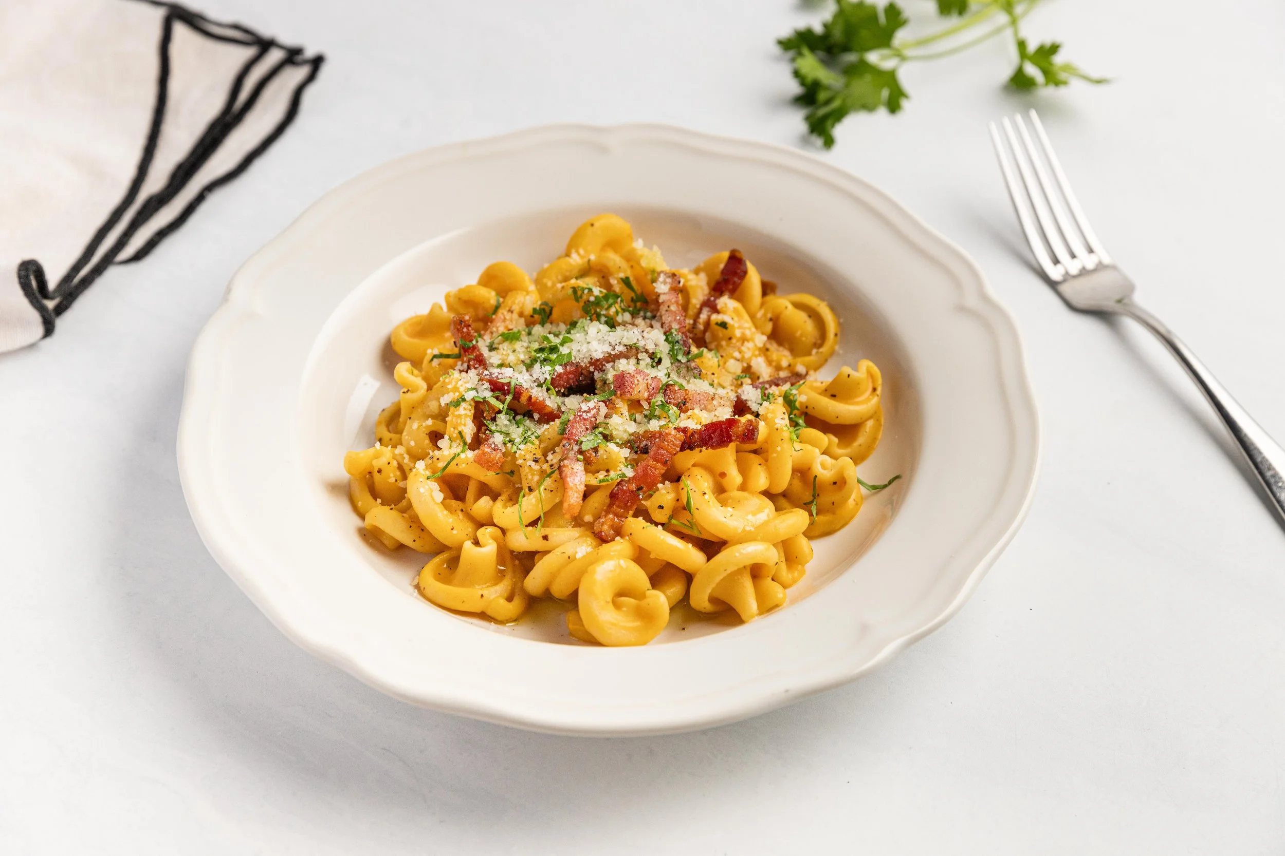 Pumpkin and Pancetta Pasta