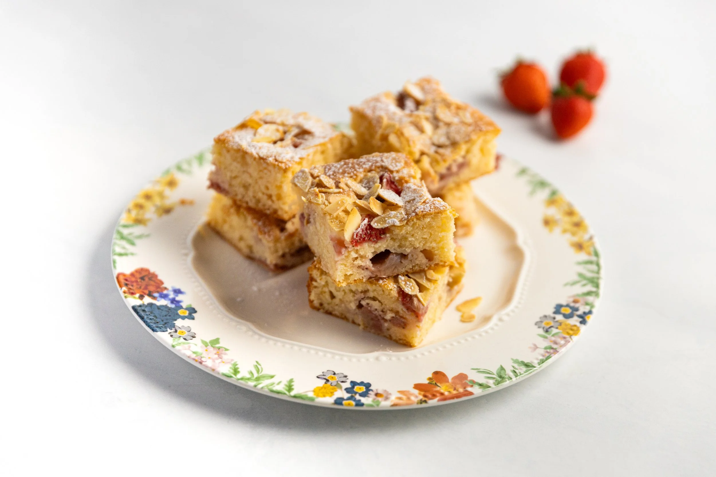 Strawberry and Olive Oil Cake