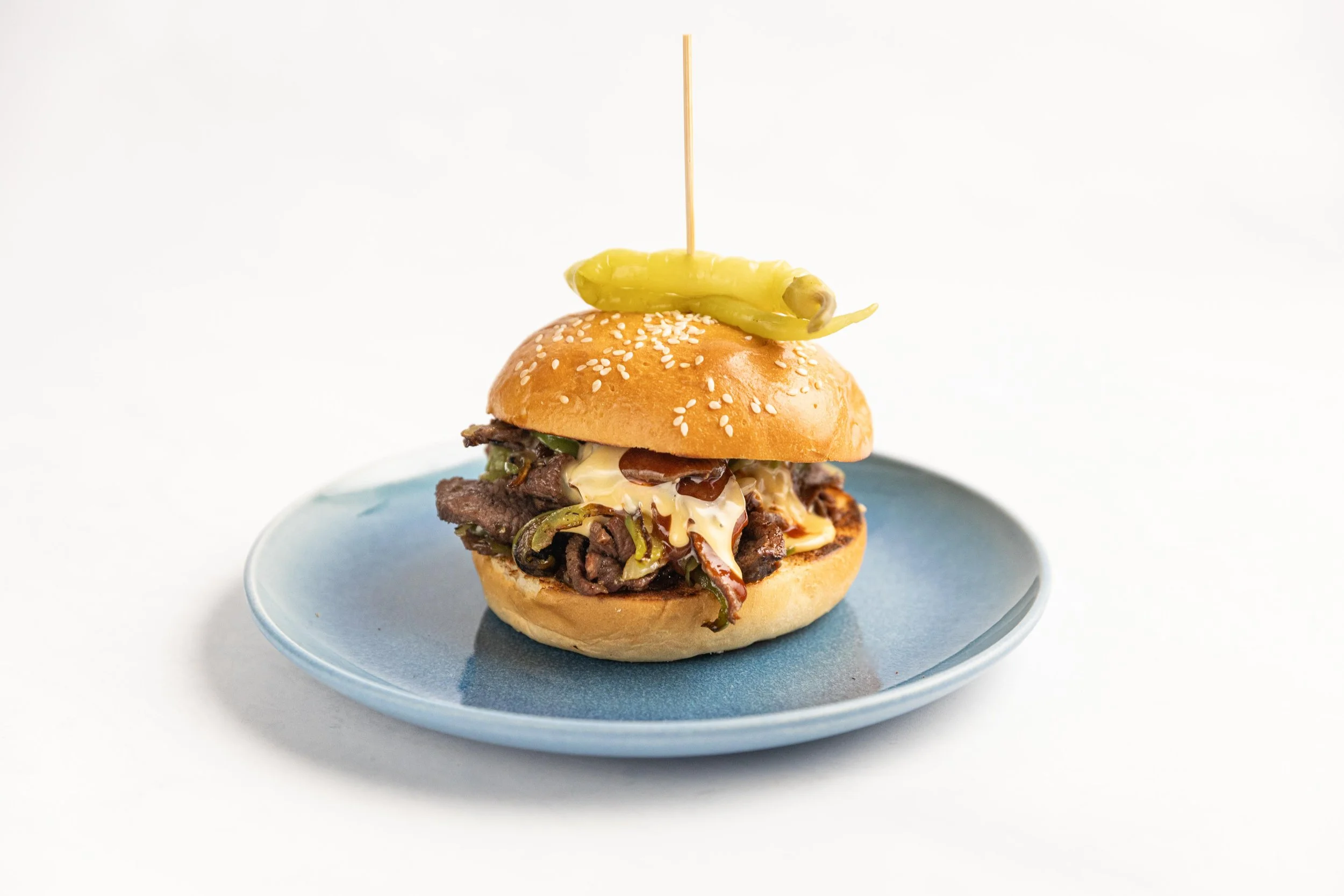 Philly Cheese Roo Steak Rolls
