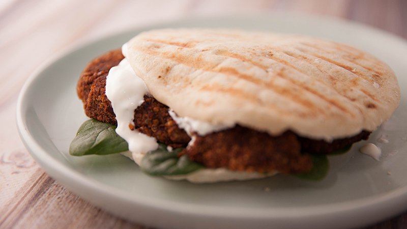 Quinoa and Black Bean Veggie Burger