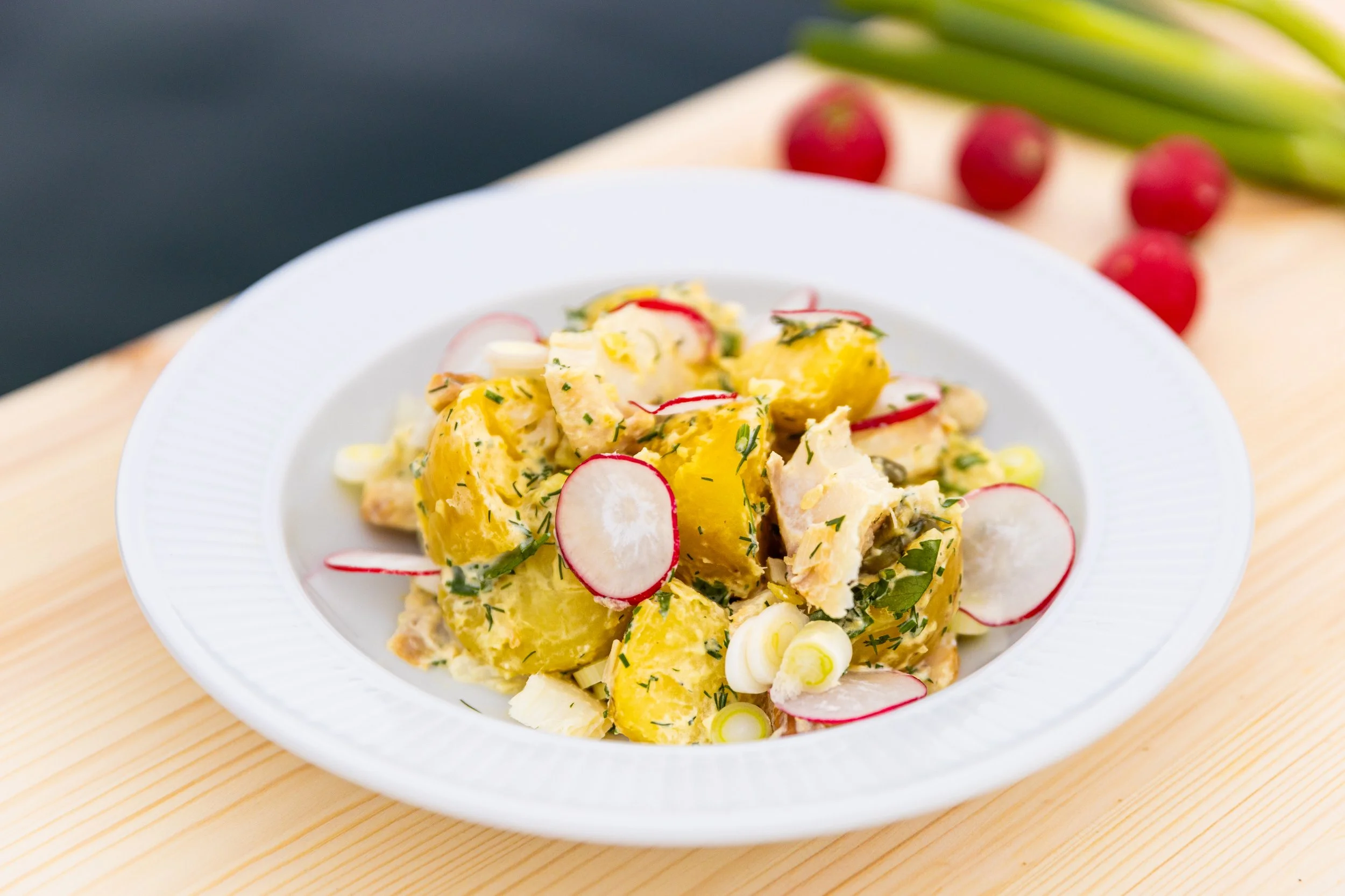 Potato Salad with Salted Dried Cod