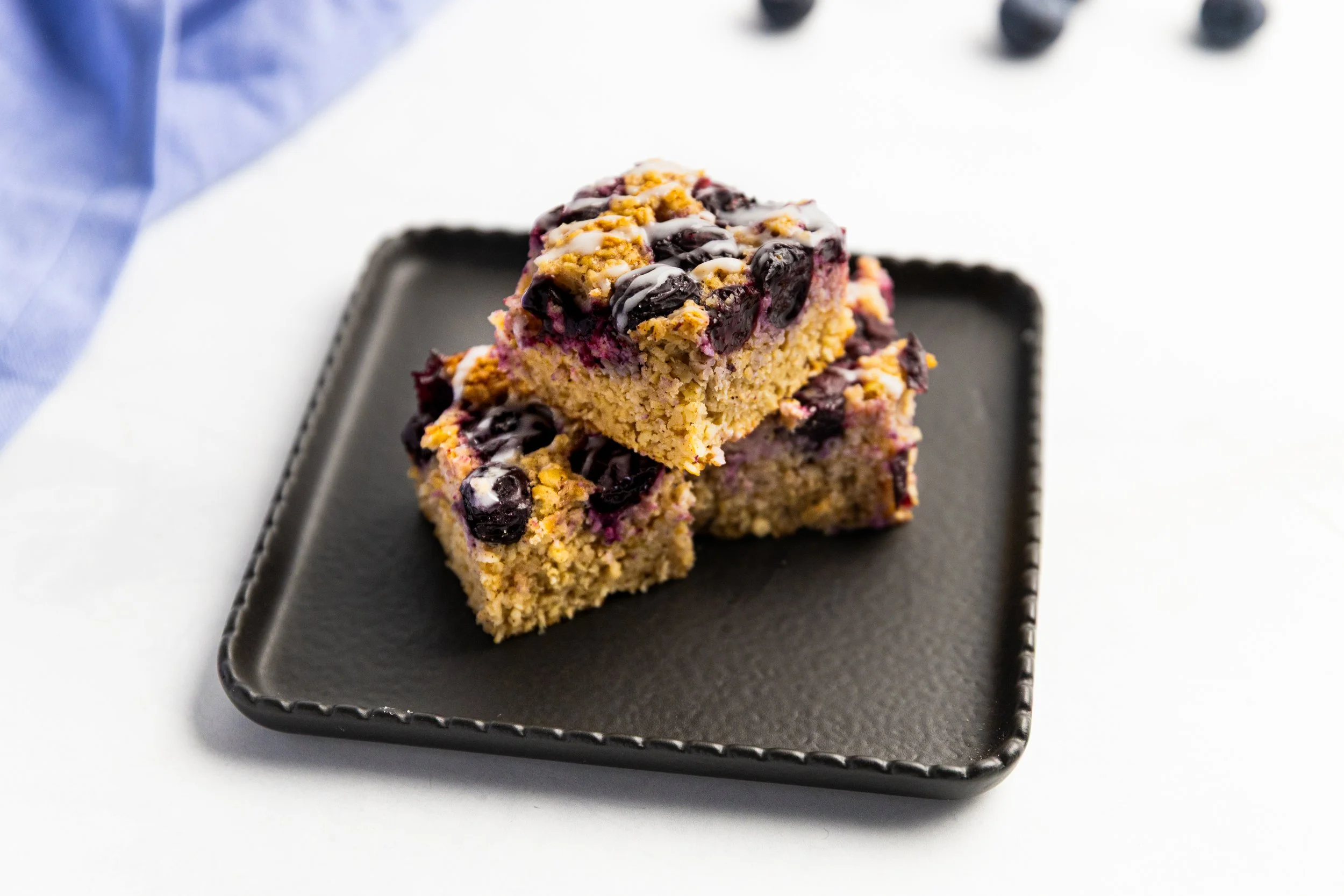 Blueberry Oat Slice