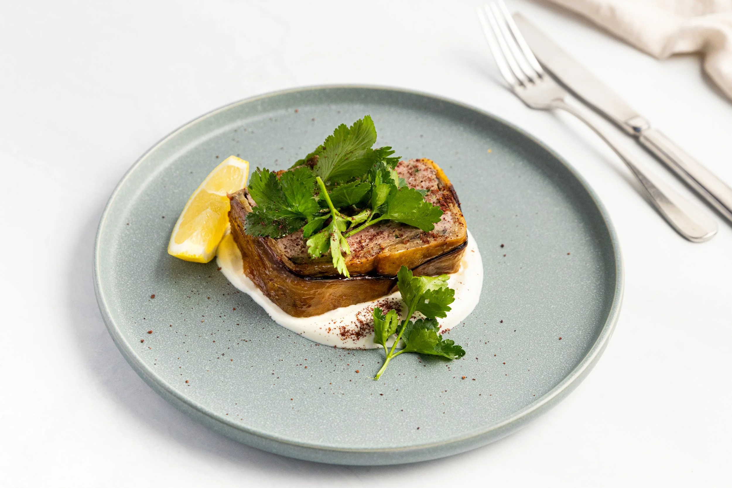 Lamb and Eggplant Meatloaf