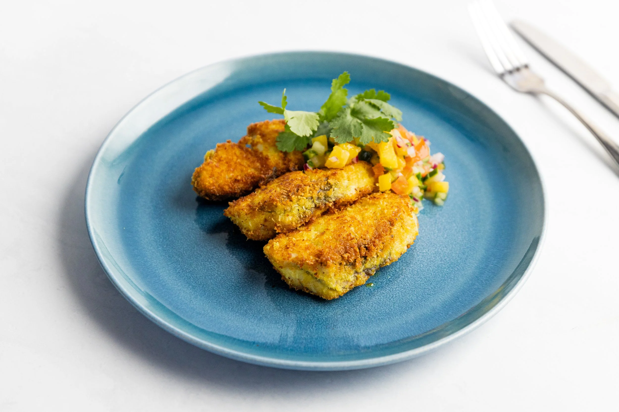 Coconut Crusted Fish Fillets
