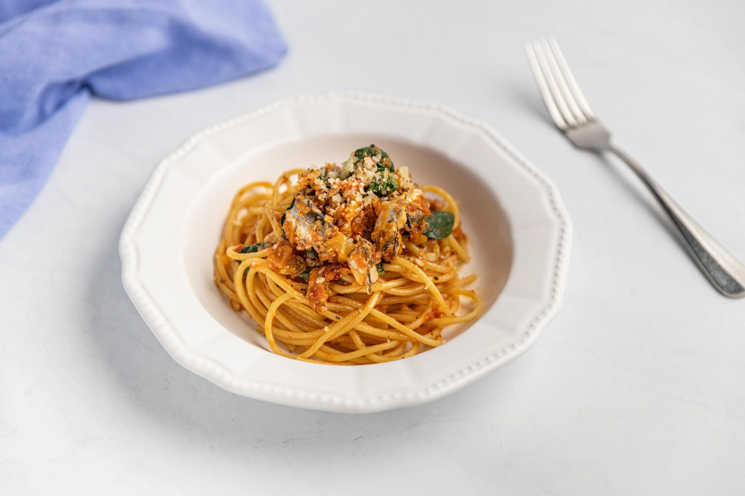 Sardine Spaghetti Bolognese