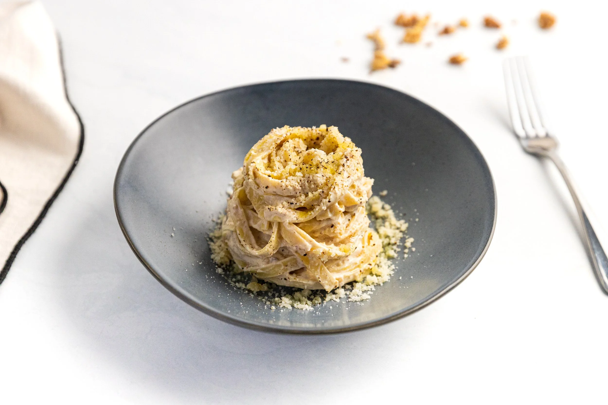 Ricotta and Walnut Fettuccine