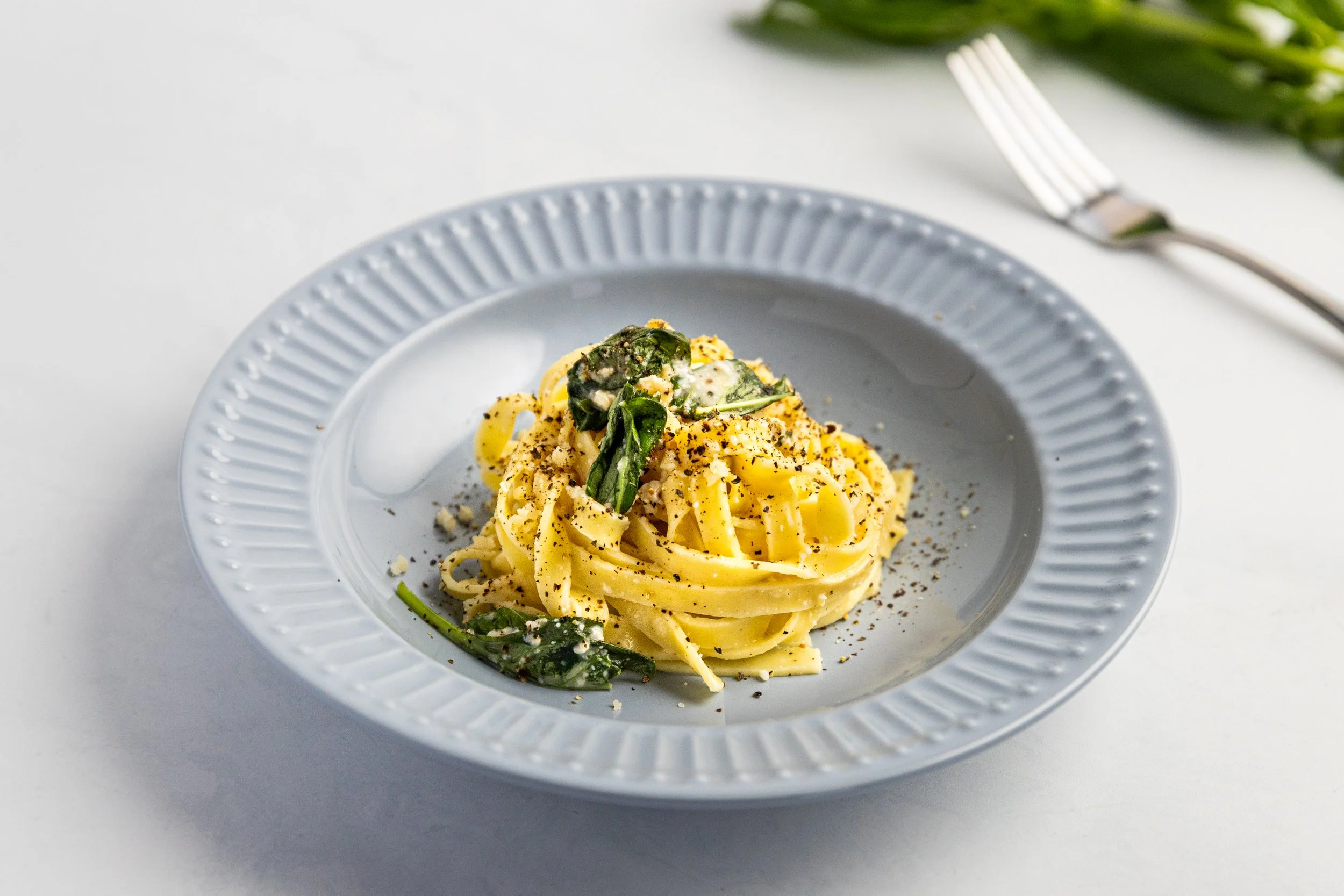 Lemon Parmesan Fettuccine