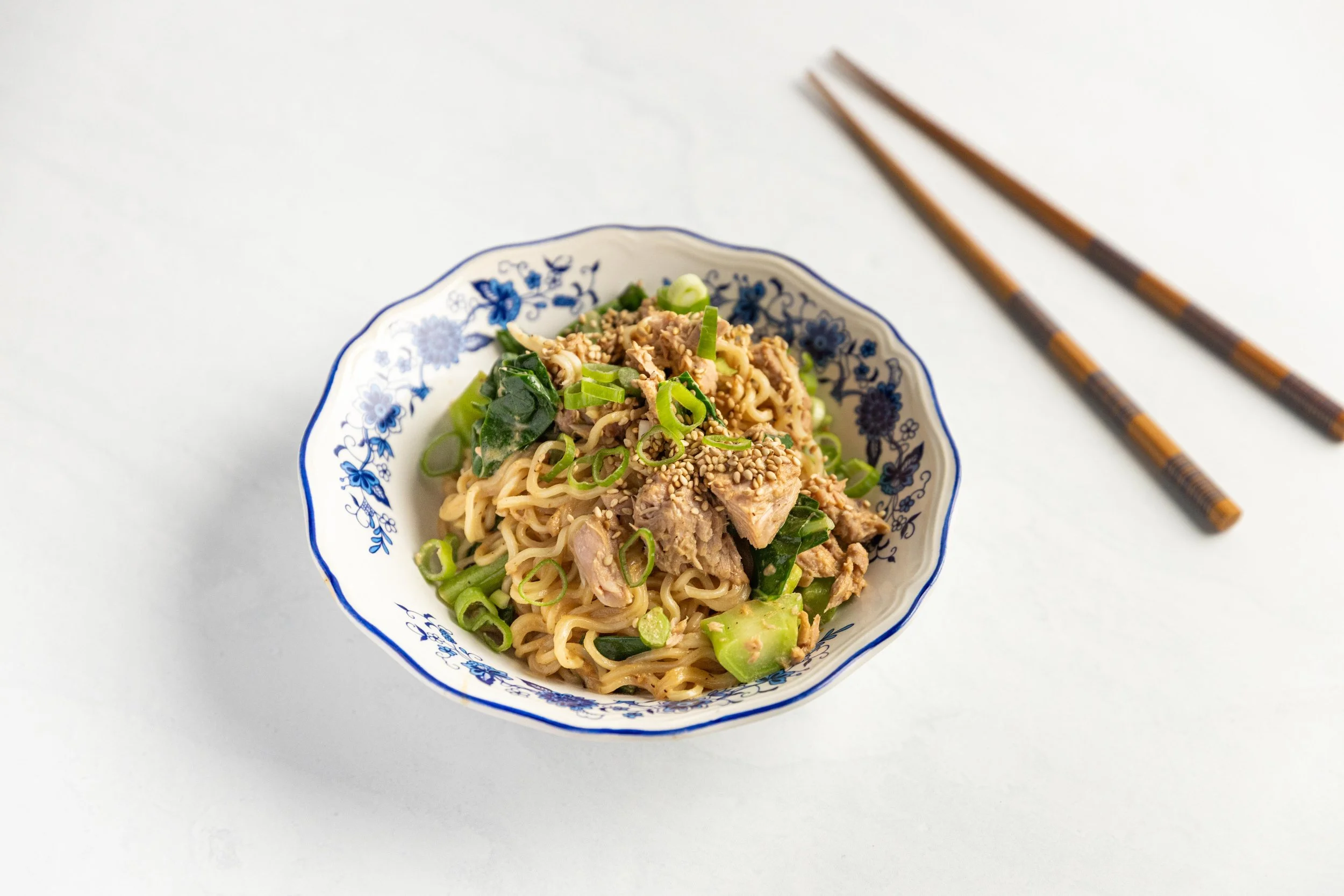 Tuna Dan Dan Noodle Salad