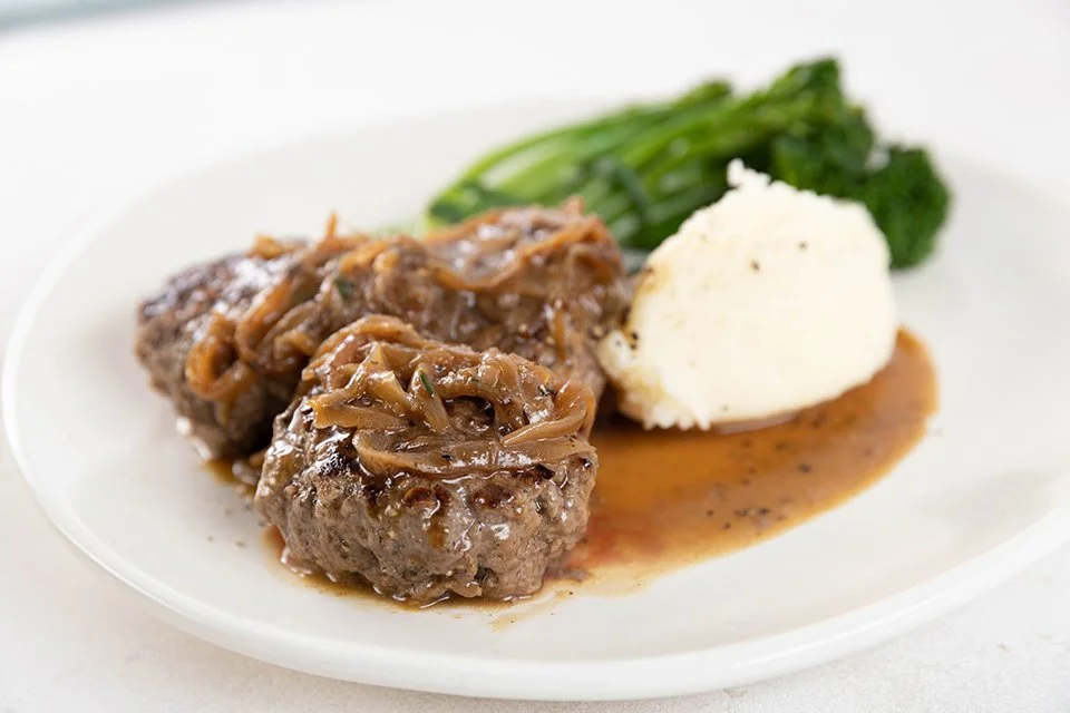 Rissoles with Onion Gravy — Everyday Gourmet