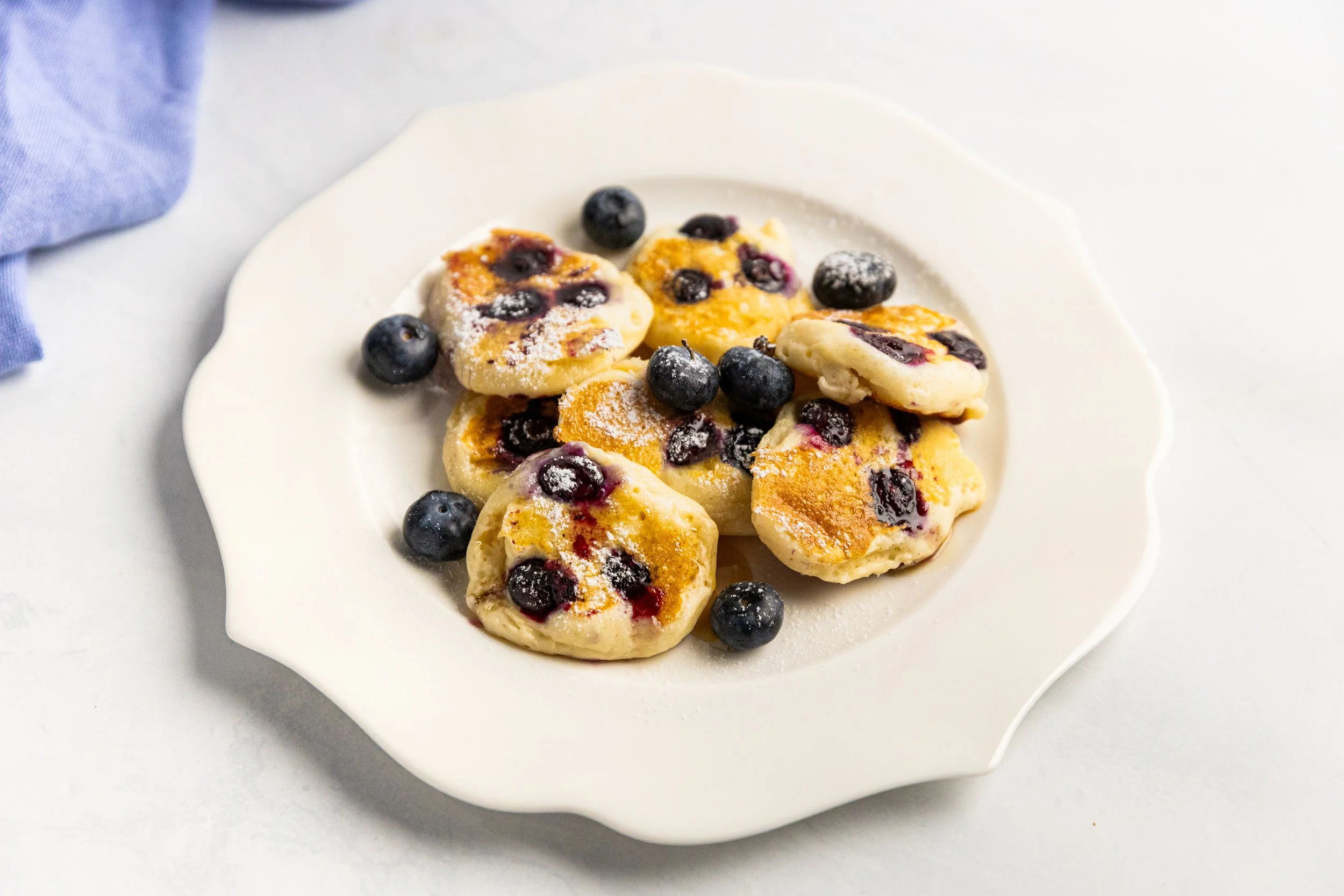 Blueberry Pikelets