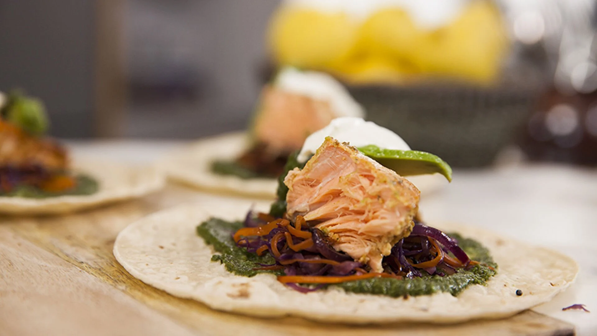 Tandoori Roast Salmon Tacos