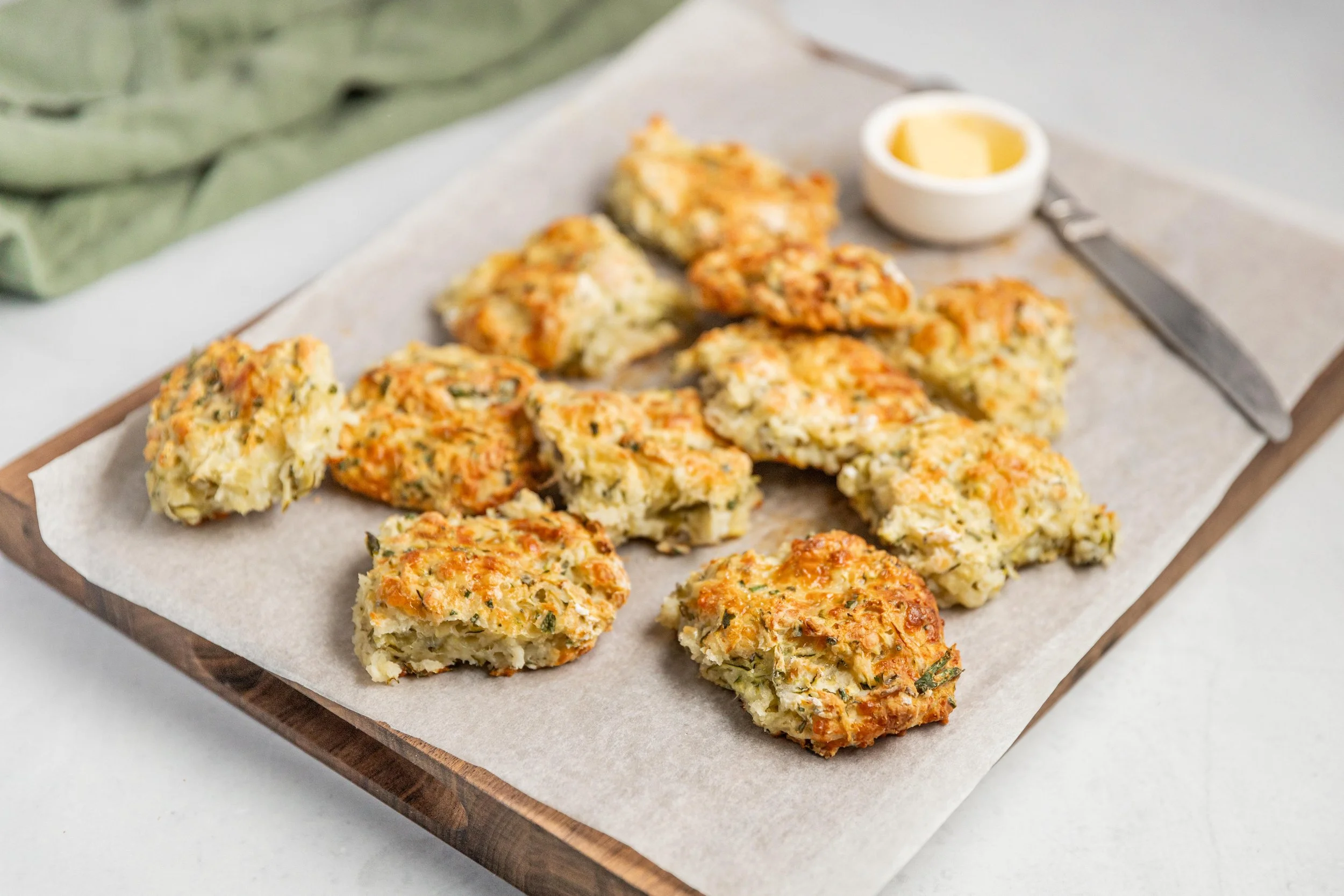 Cheesy Zucchini Scones