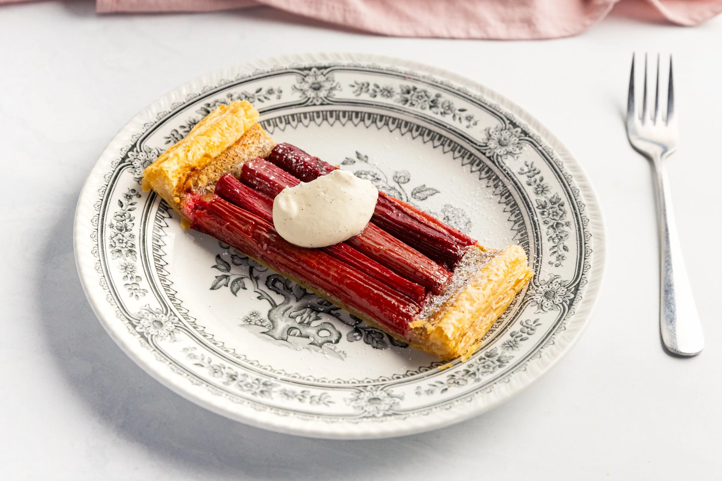 Rhubarb and Hazelnut Galette