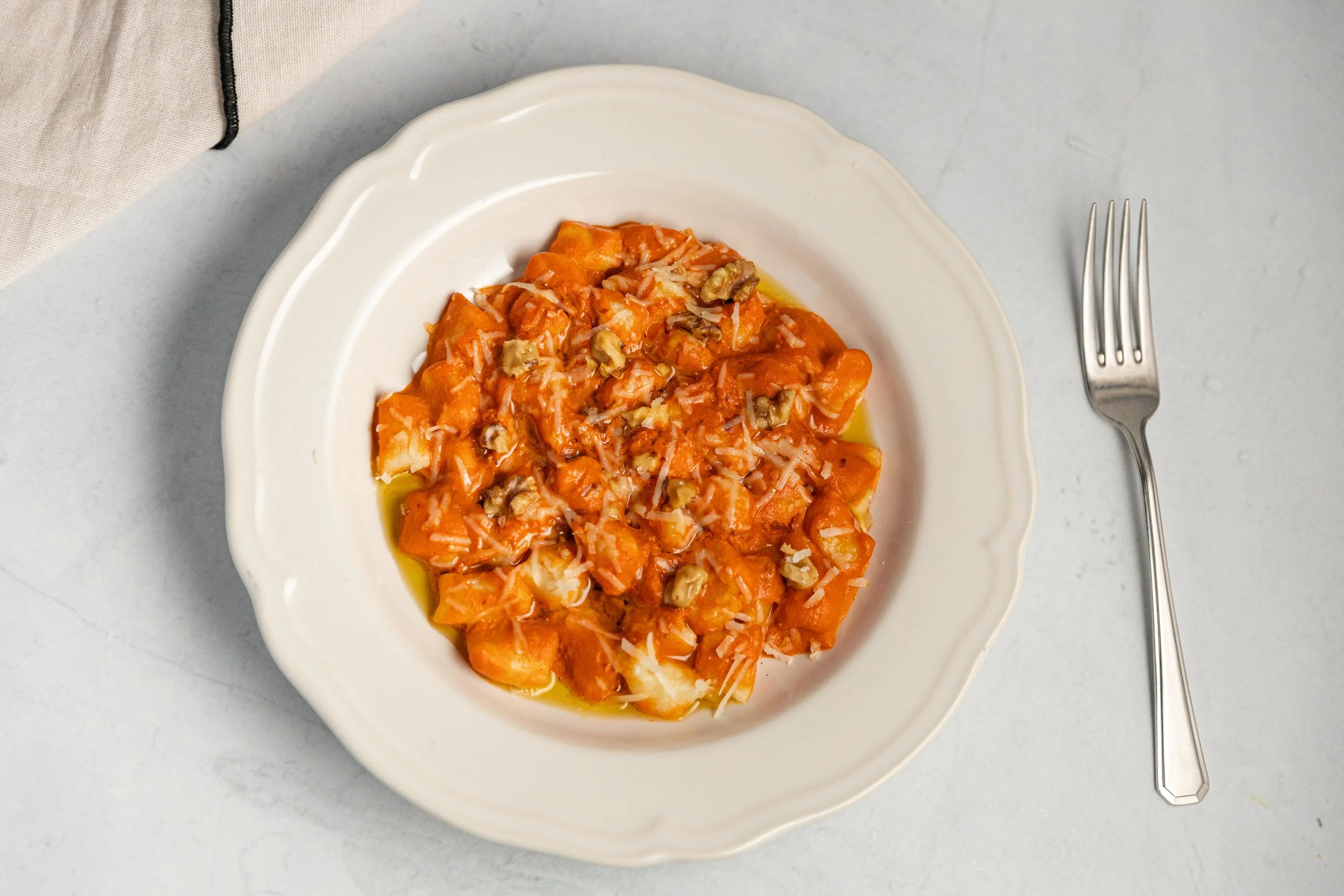 Gnocchi in Roasted Capsicum Sauce