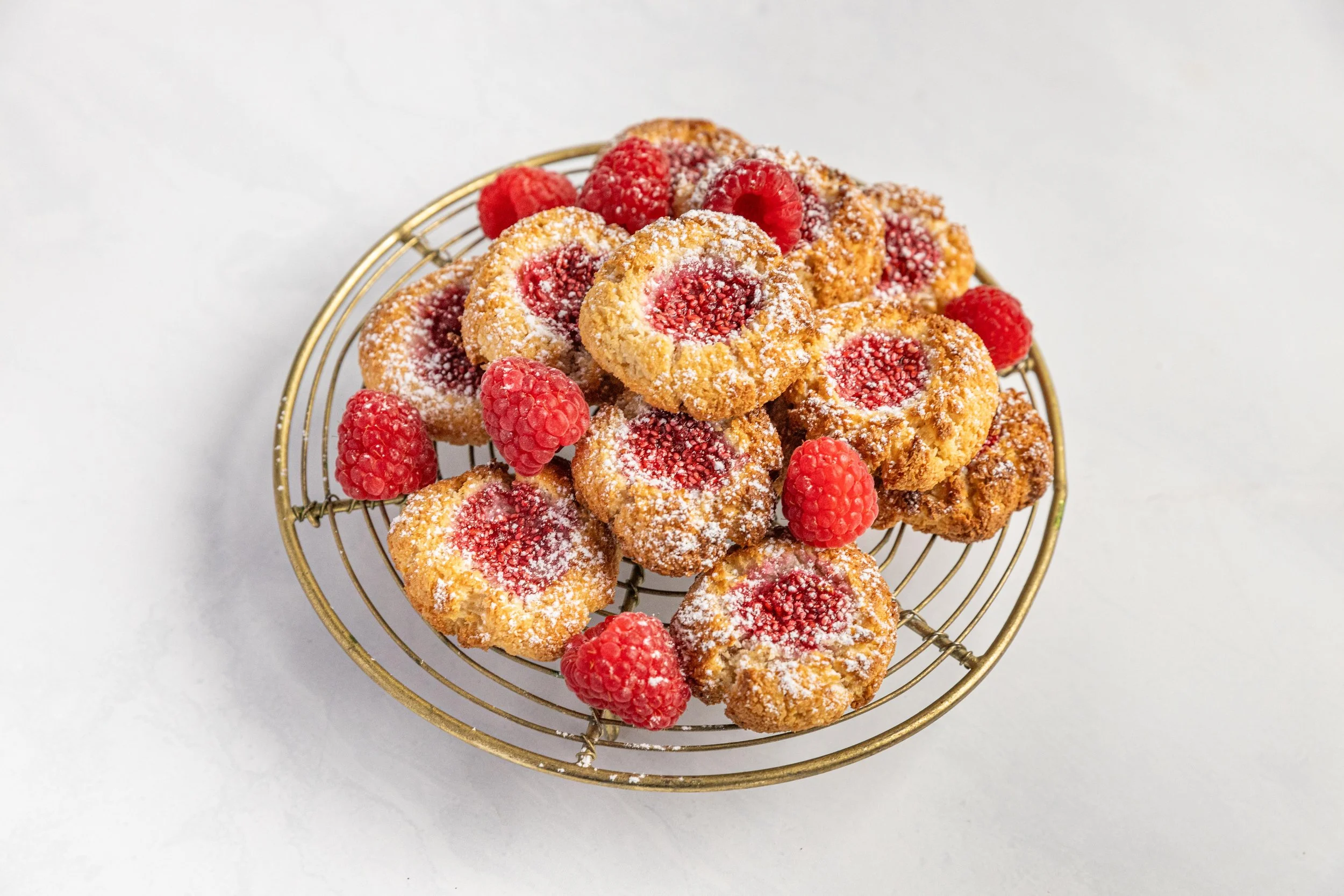 Raspberry Chia Jam Drops