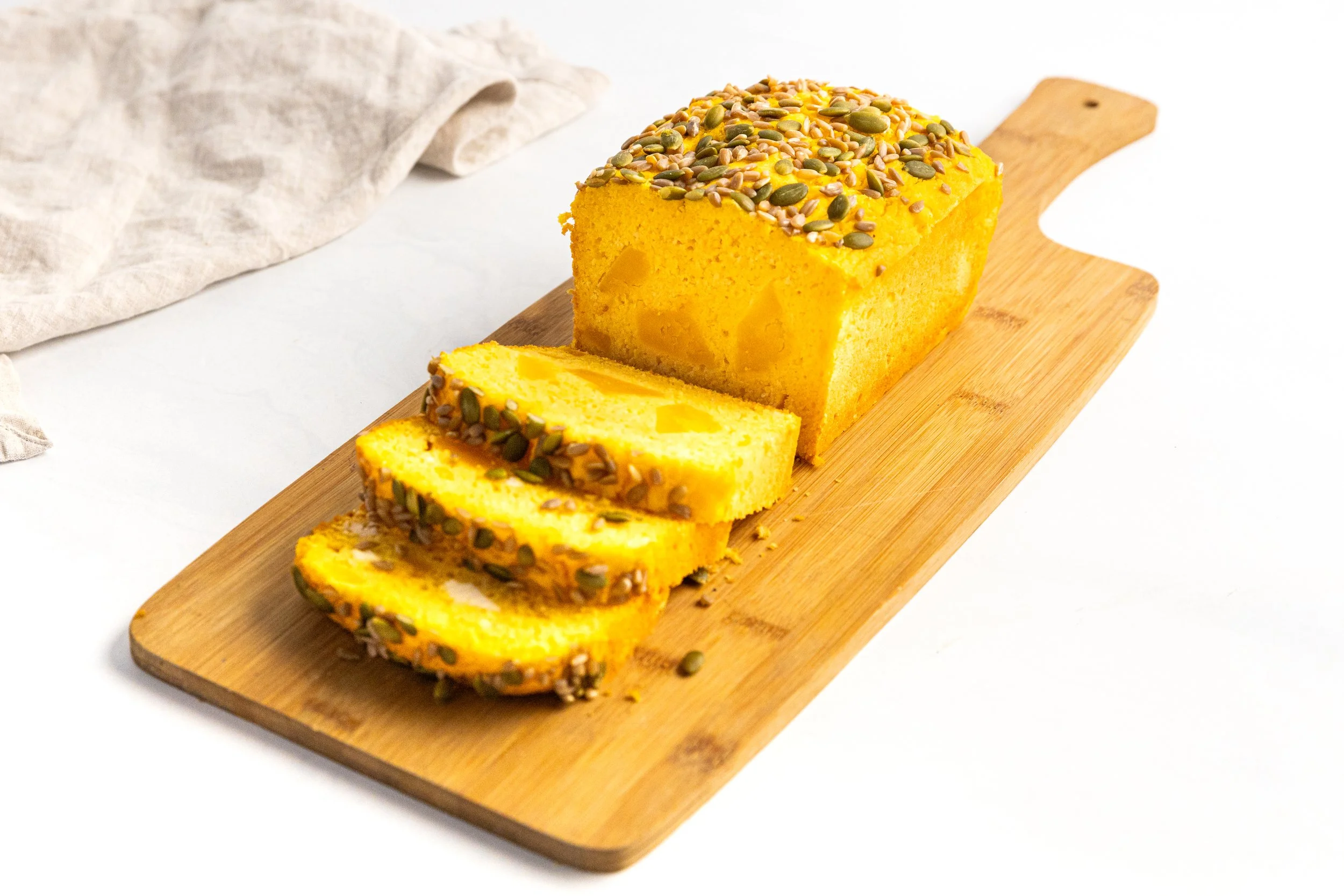 Pumpkin Fetta &amp; Polenta Loaf