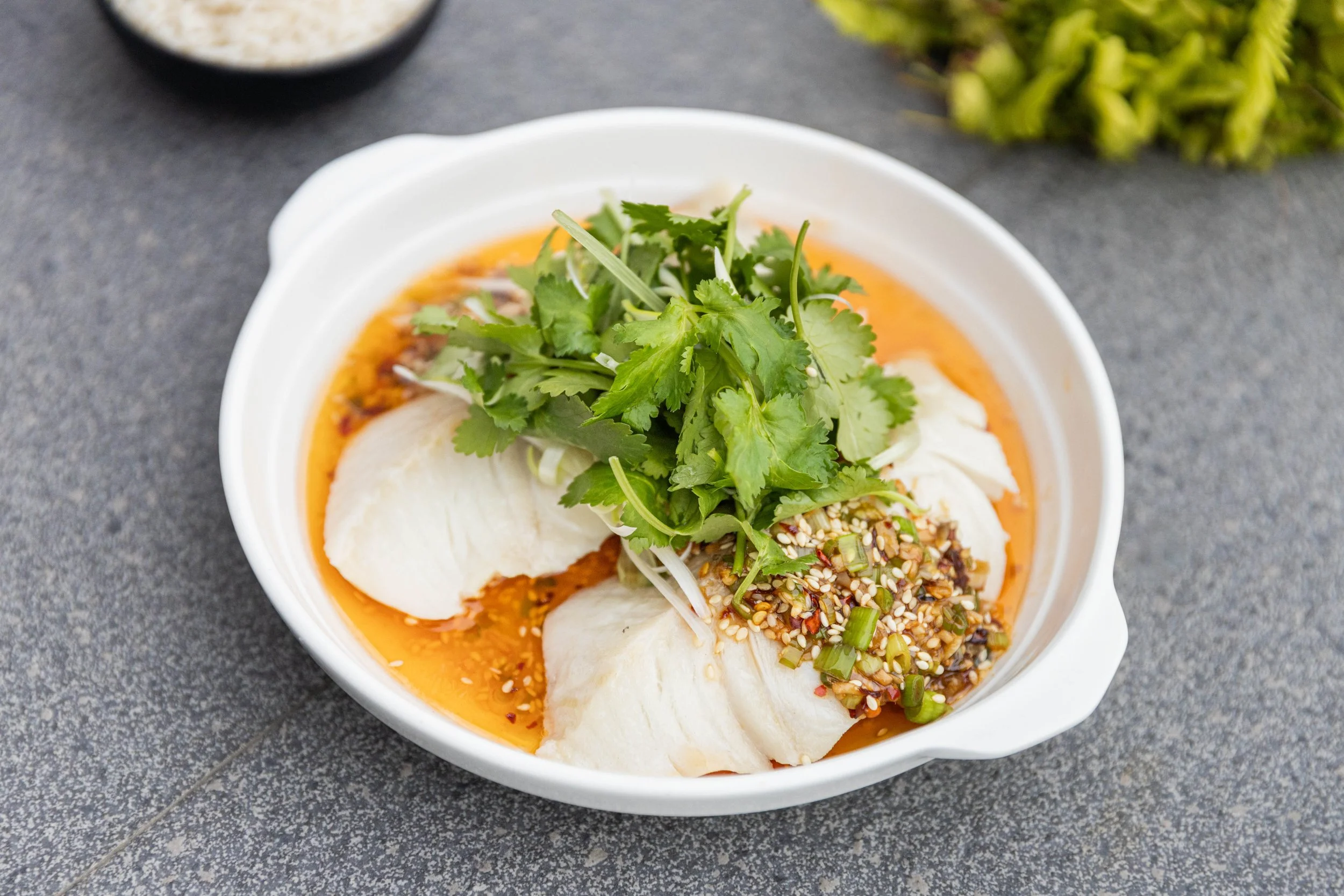 Steamed Fish with Chilli &amp; Garlic