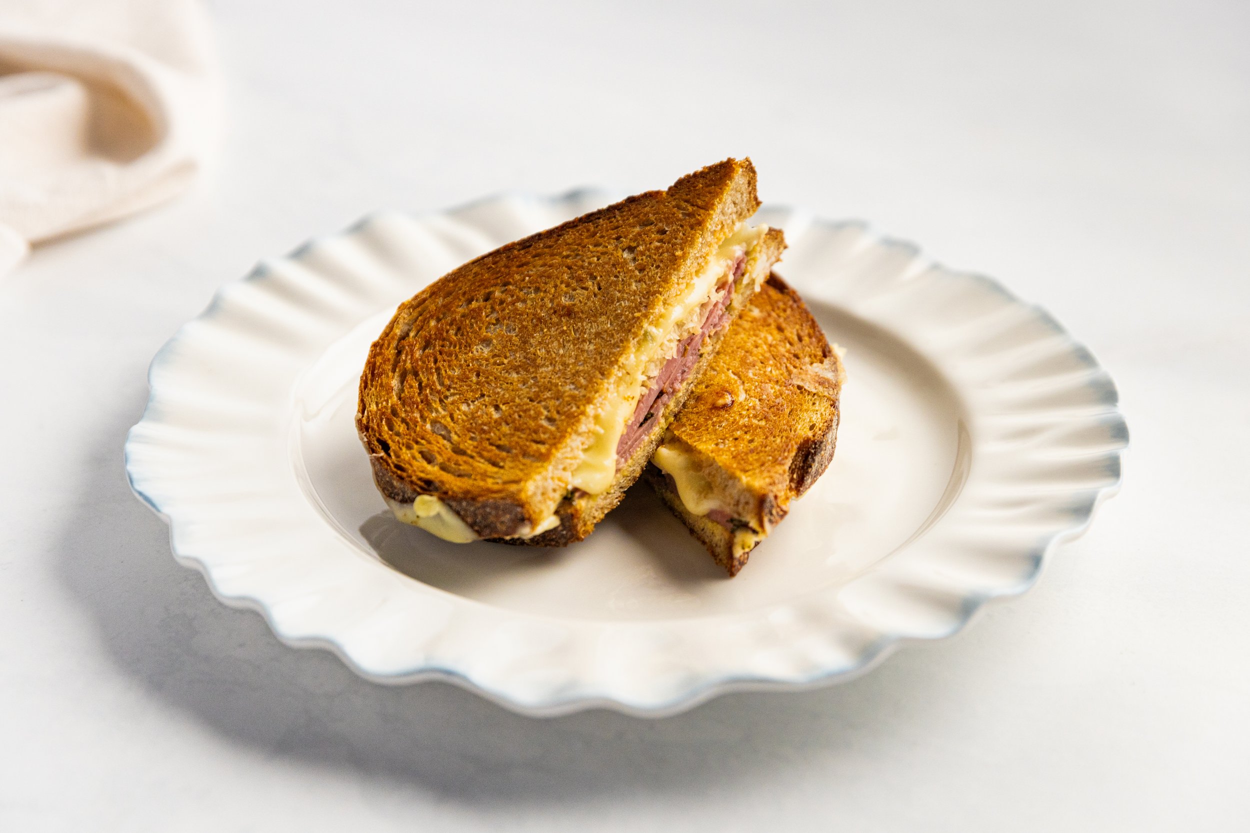 Toasted Ruben Sandwich