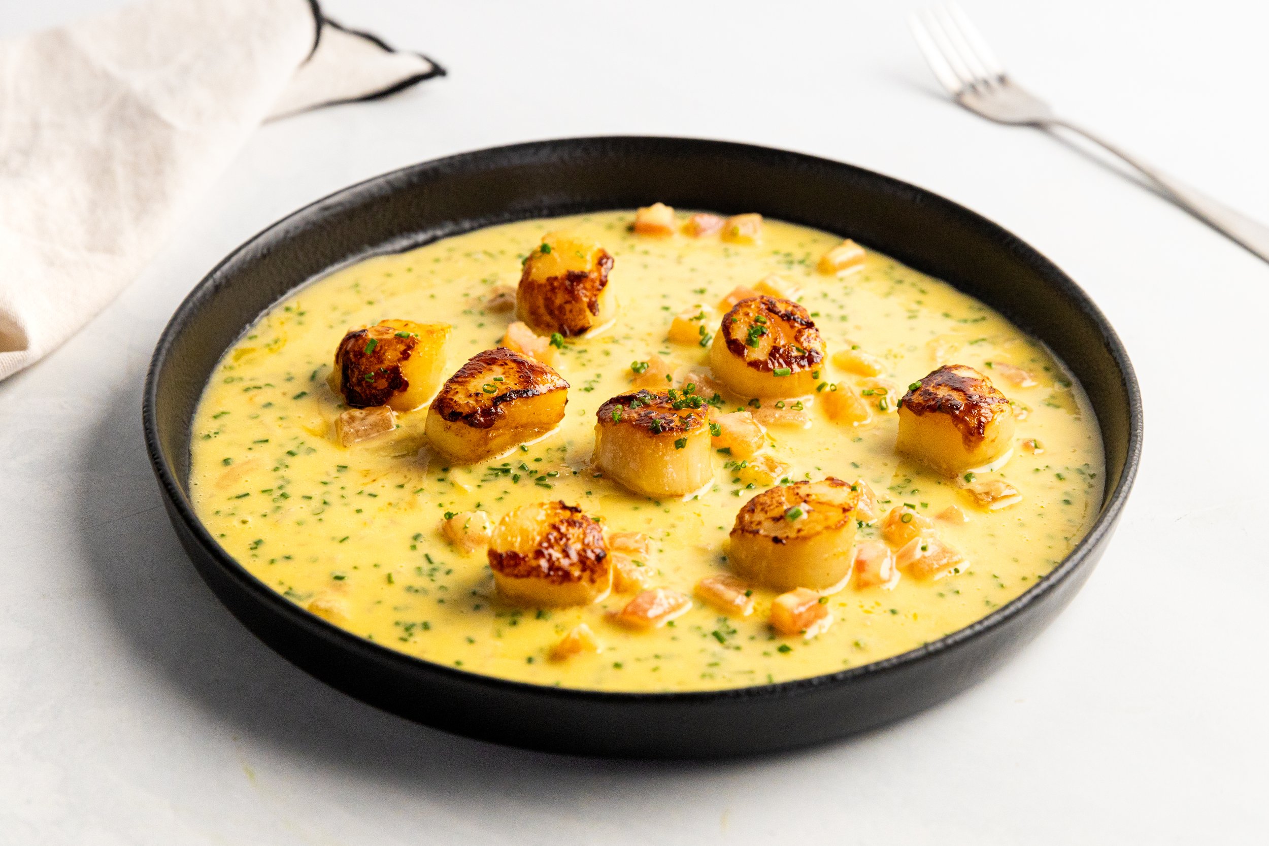 Seared Scallops with Beurre Blanc
