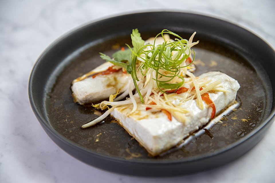 Soy and Sesame Steamed Fish — Everyday Gourmet