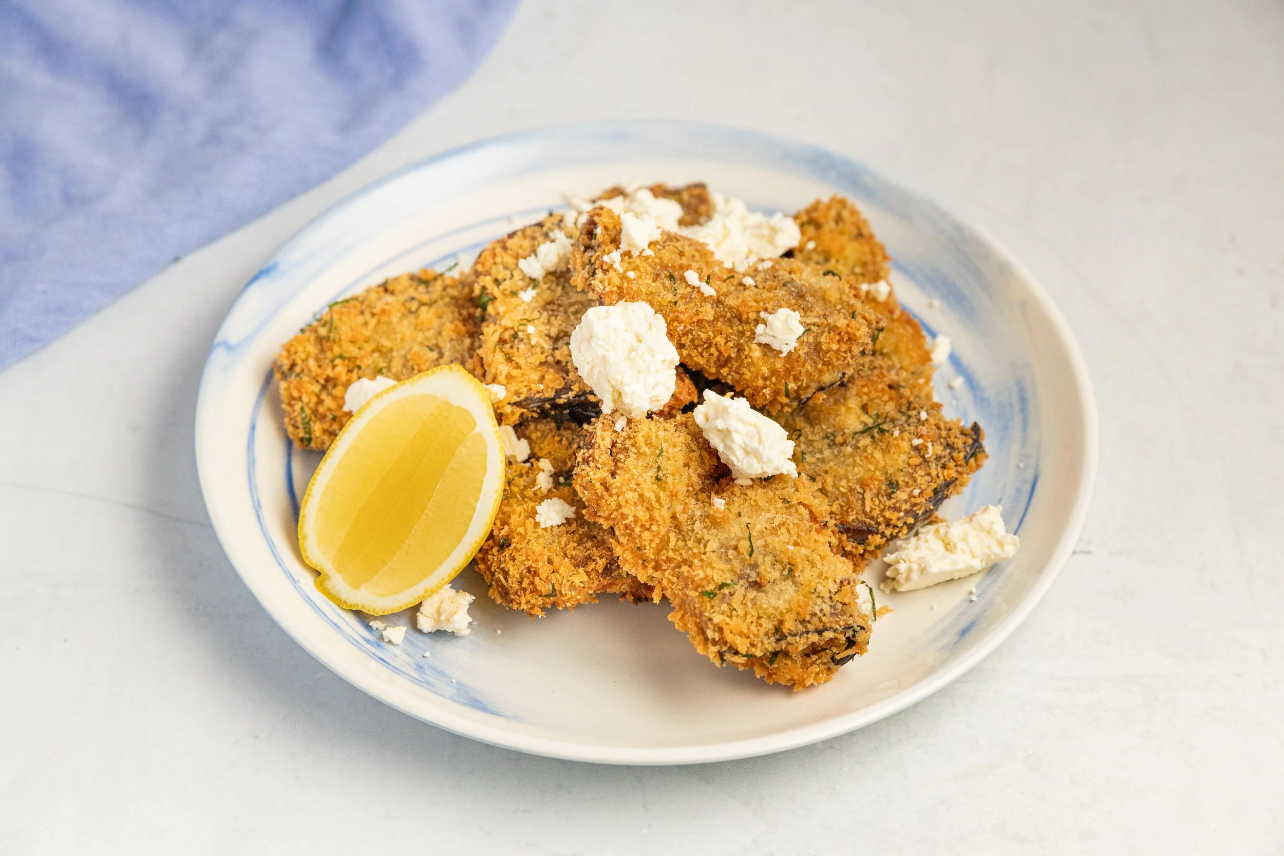 Eggplant and Fetta Cutlets
