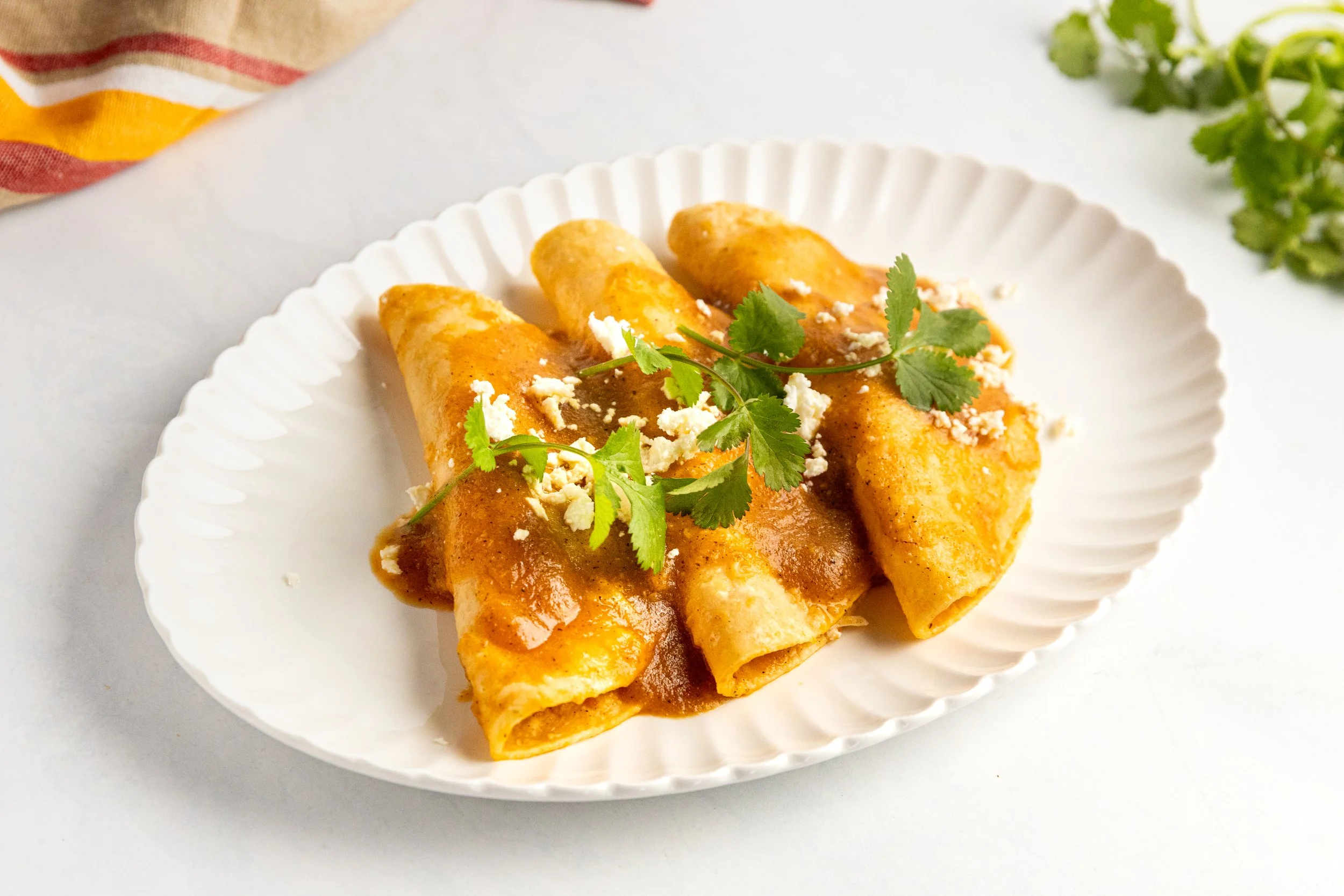 Chicken and Cheese Entomatadas