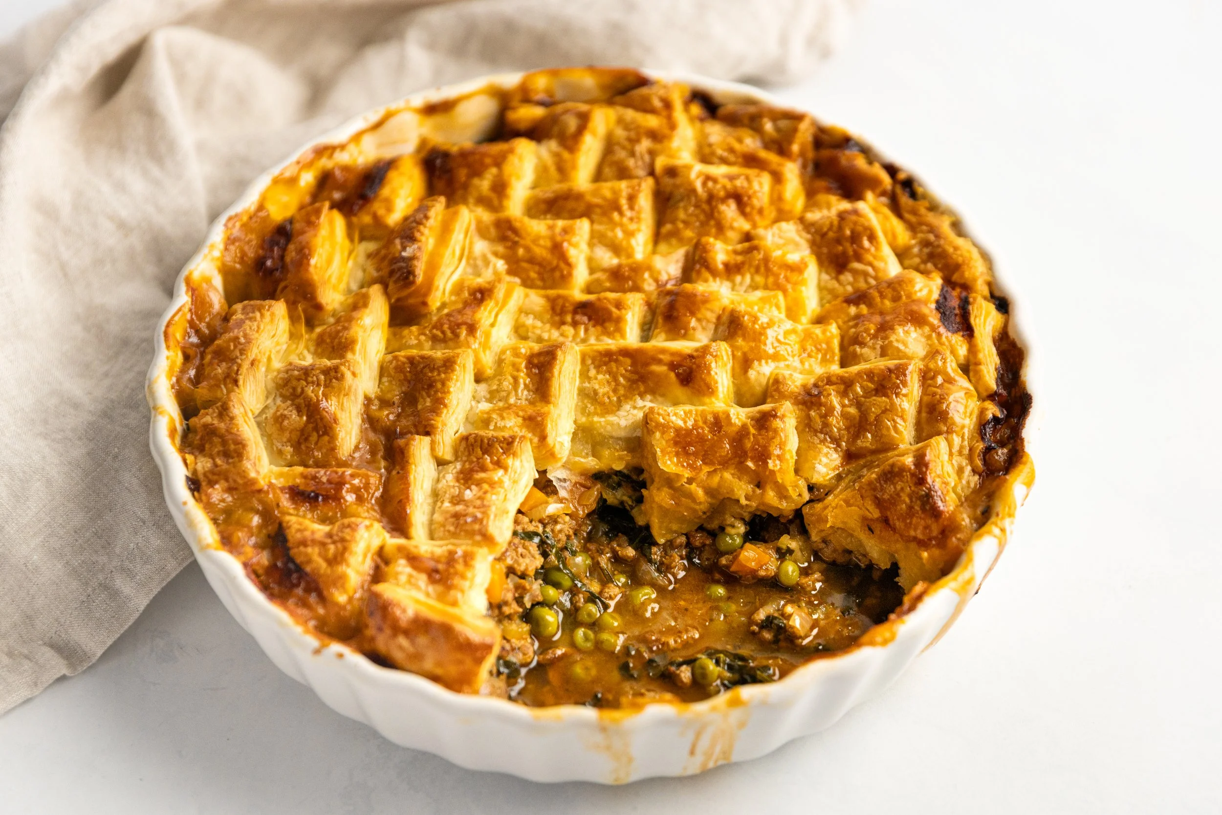 Lamb and Spinach Pie