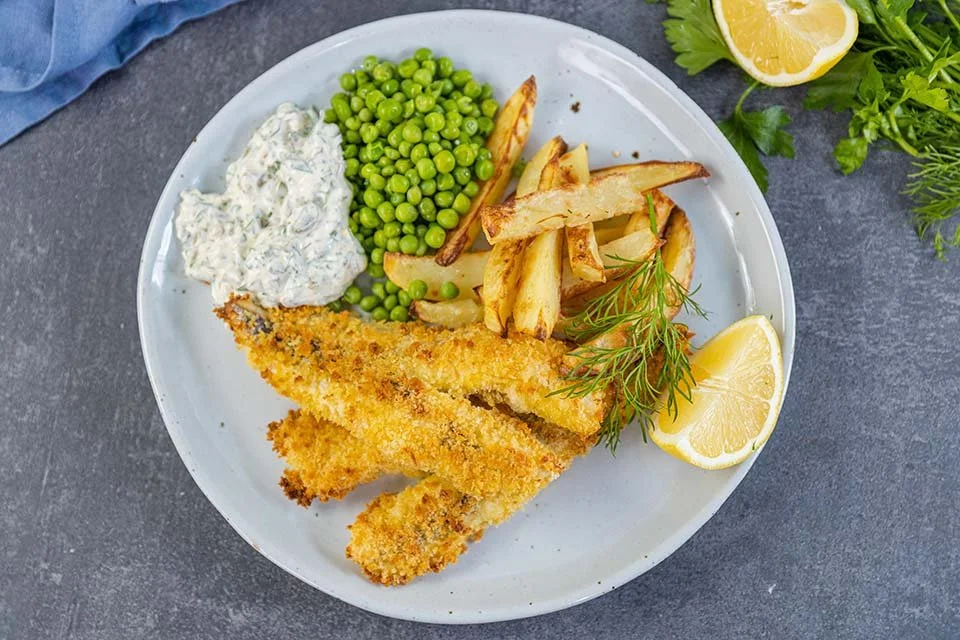 Crumbed Fish and Chips — Everyday Gourmet