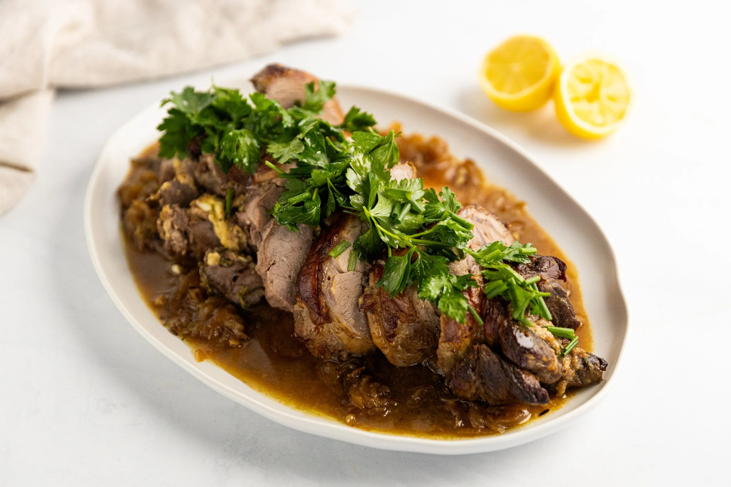 Stuffed Leg of Lamb
